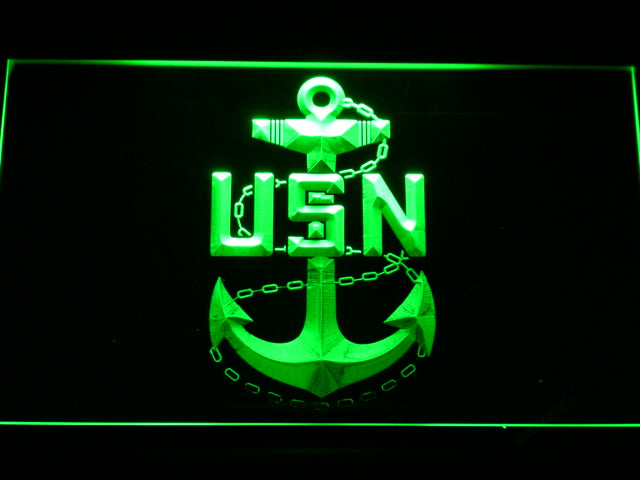 Naval Light Sign US Navy USN Neon Sign - LED LAB CAVE