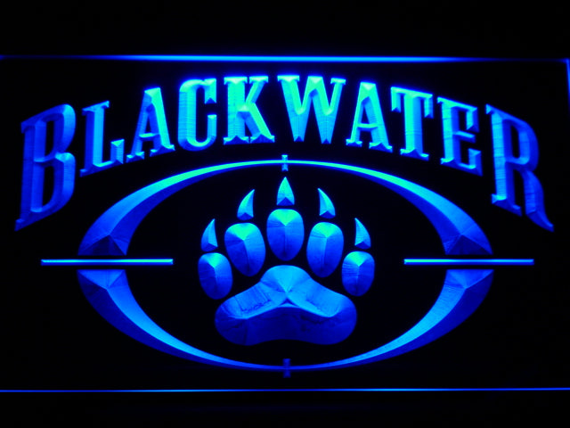 Blackwater Military Neon Light LED Sign