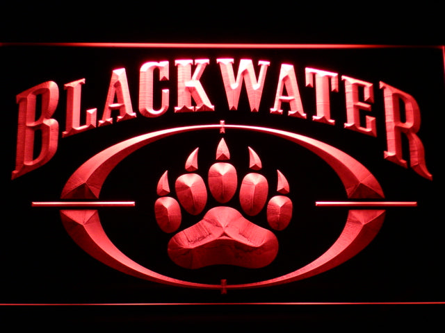 Blackwater Military Neon Light LED Sign