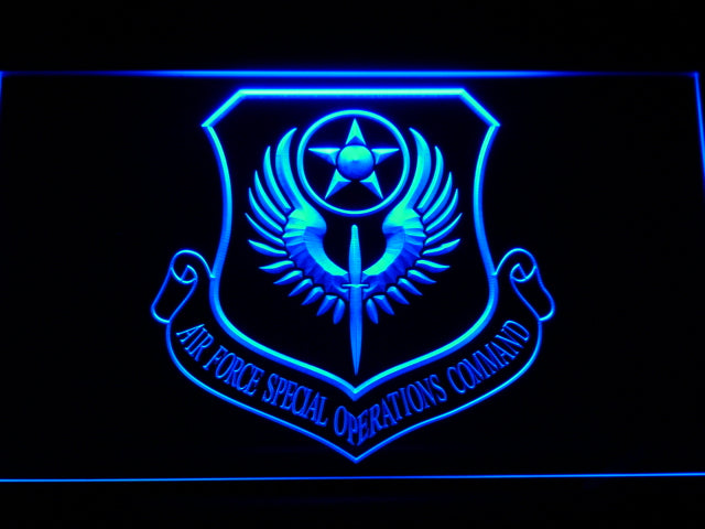 US Air Force Air Force Special Operations Comm Neon Light LED Sign