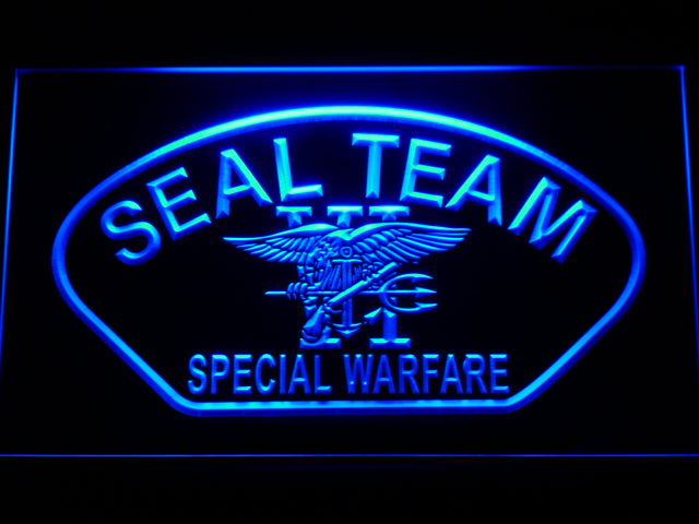 US Navy Seal Team 6 Shell Neon Light LED Sign