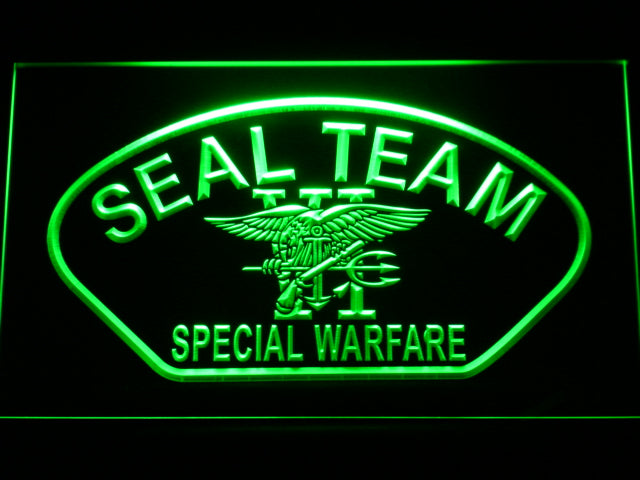 US Navy Seal Team 6 Shell Neon Light LED Sign