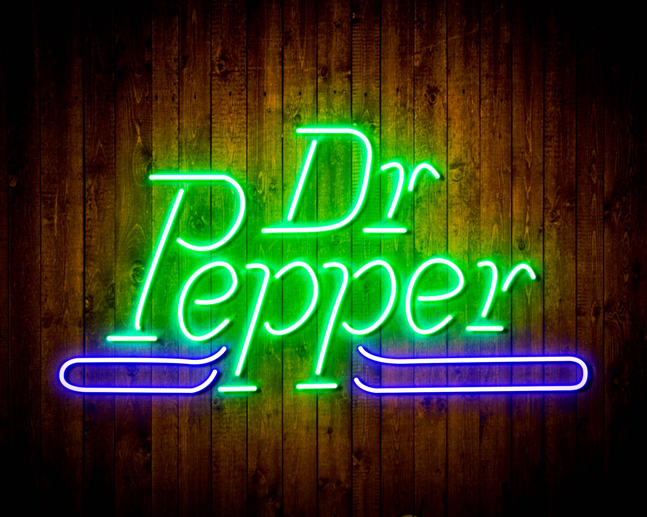 Dr Pepper 2 Handmade LED Neon Light Sign