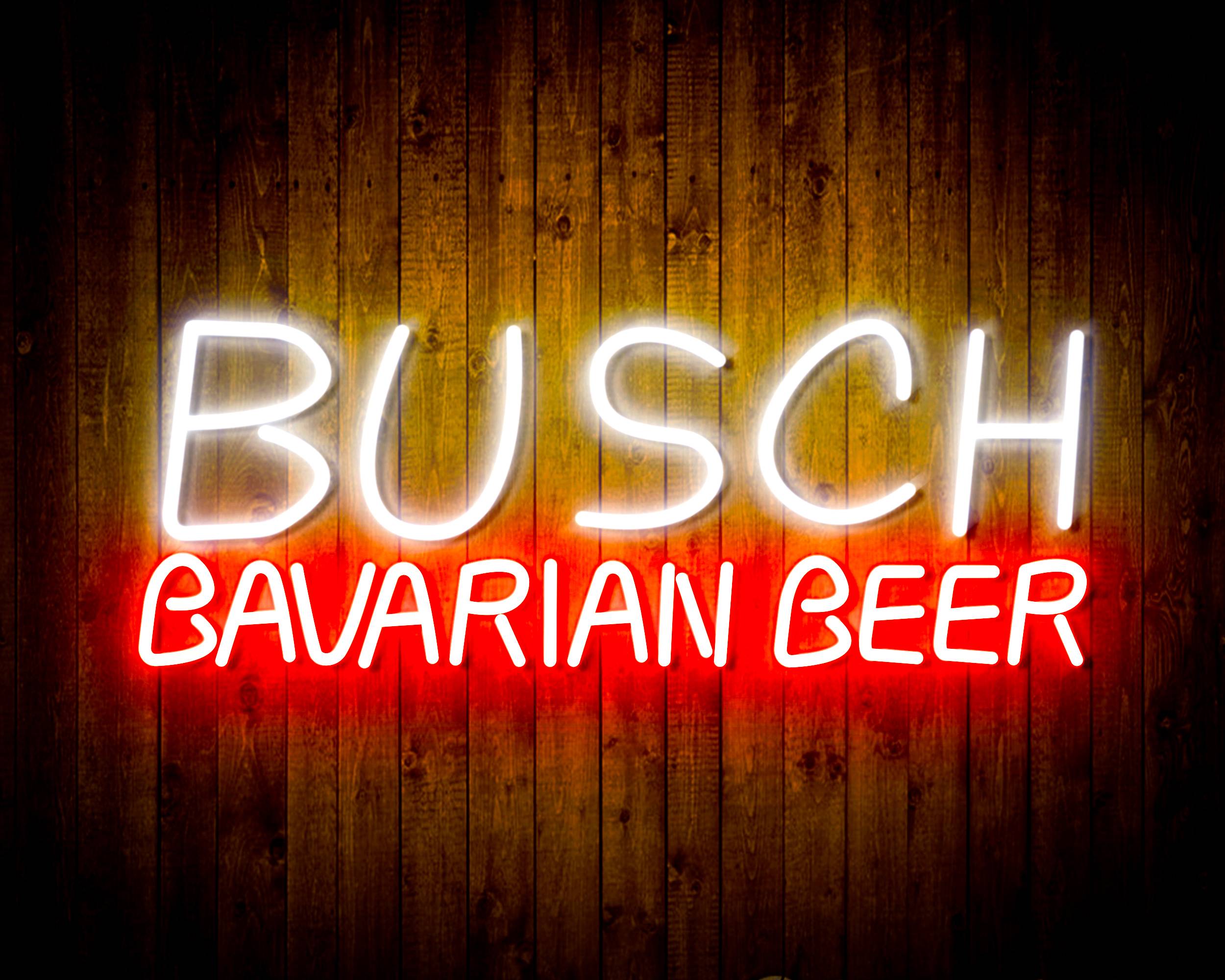 Busch Bavarian Beer Handmade LED Neon Light Sign