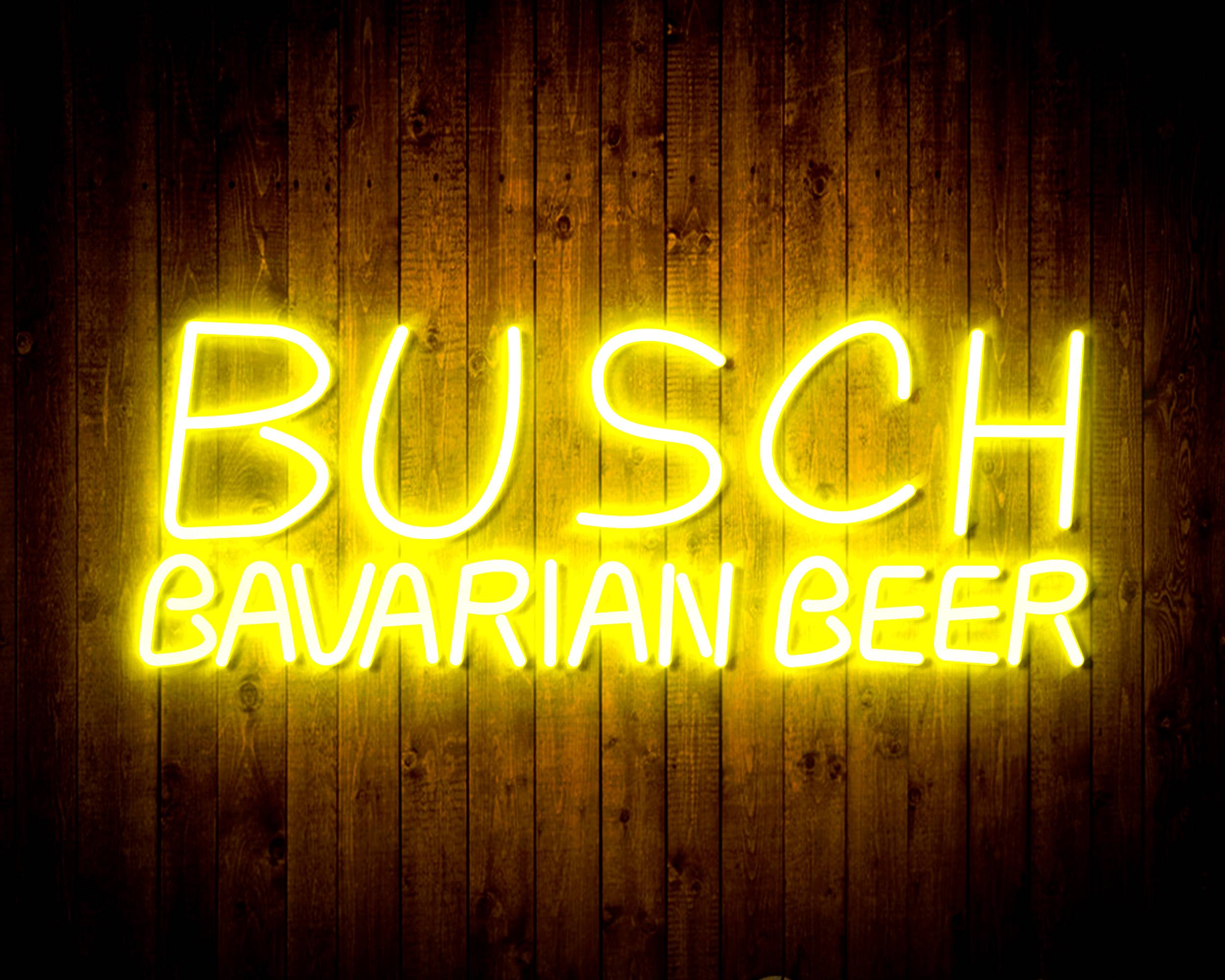 Busch Bavarian Beer Handmade LED Neon Light Sign
