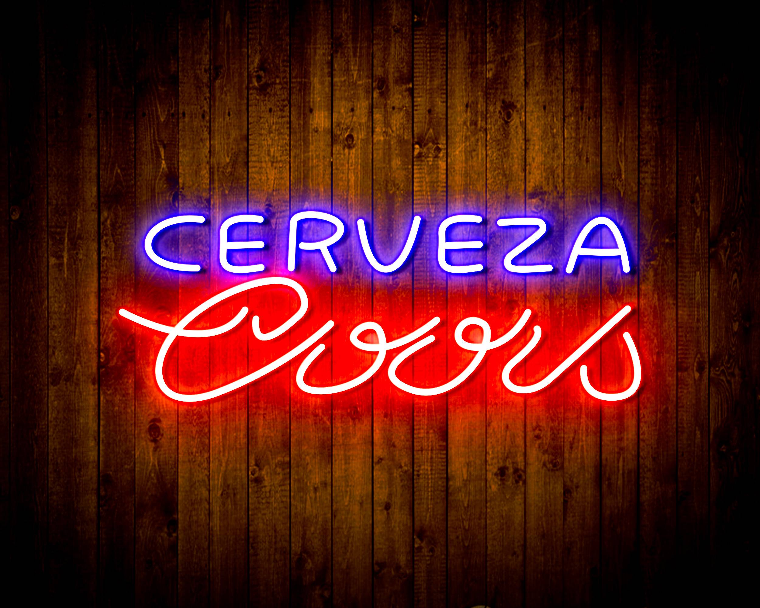 Cerveza Coors Handmade LED Neon Light Sign