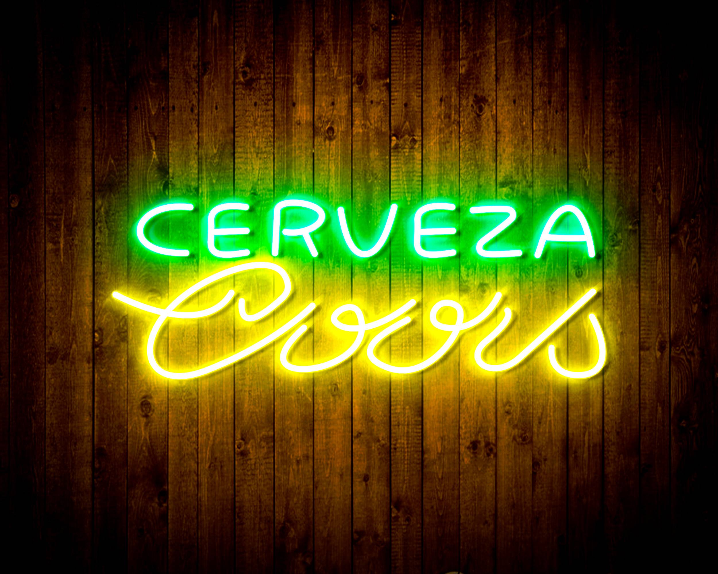 Cerveza Coors Handmade LED Neon Light Sign