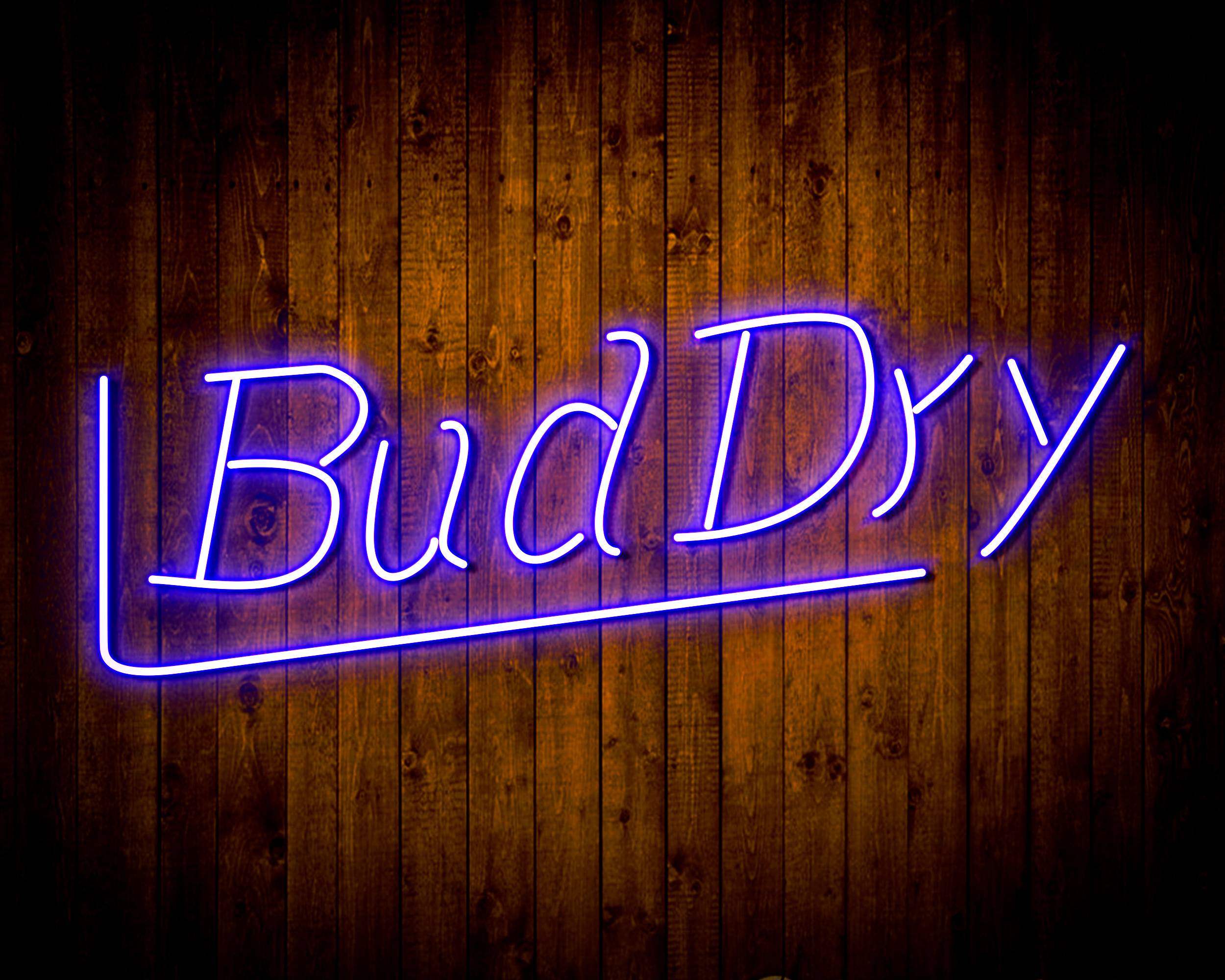 Bud Dry Handmade LED Neon Light Sign