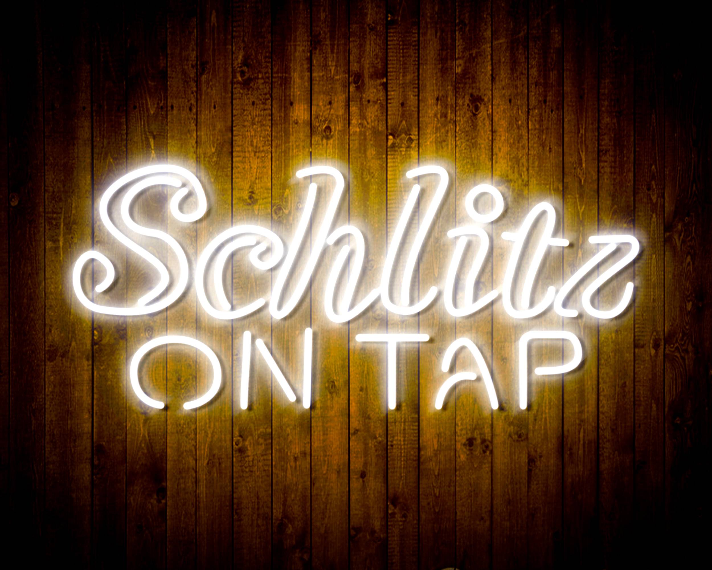 Schlitz On Tap Handmade LED Neon Light Sign