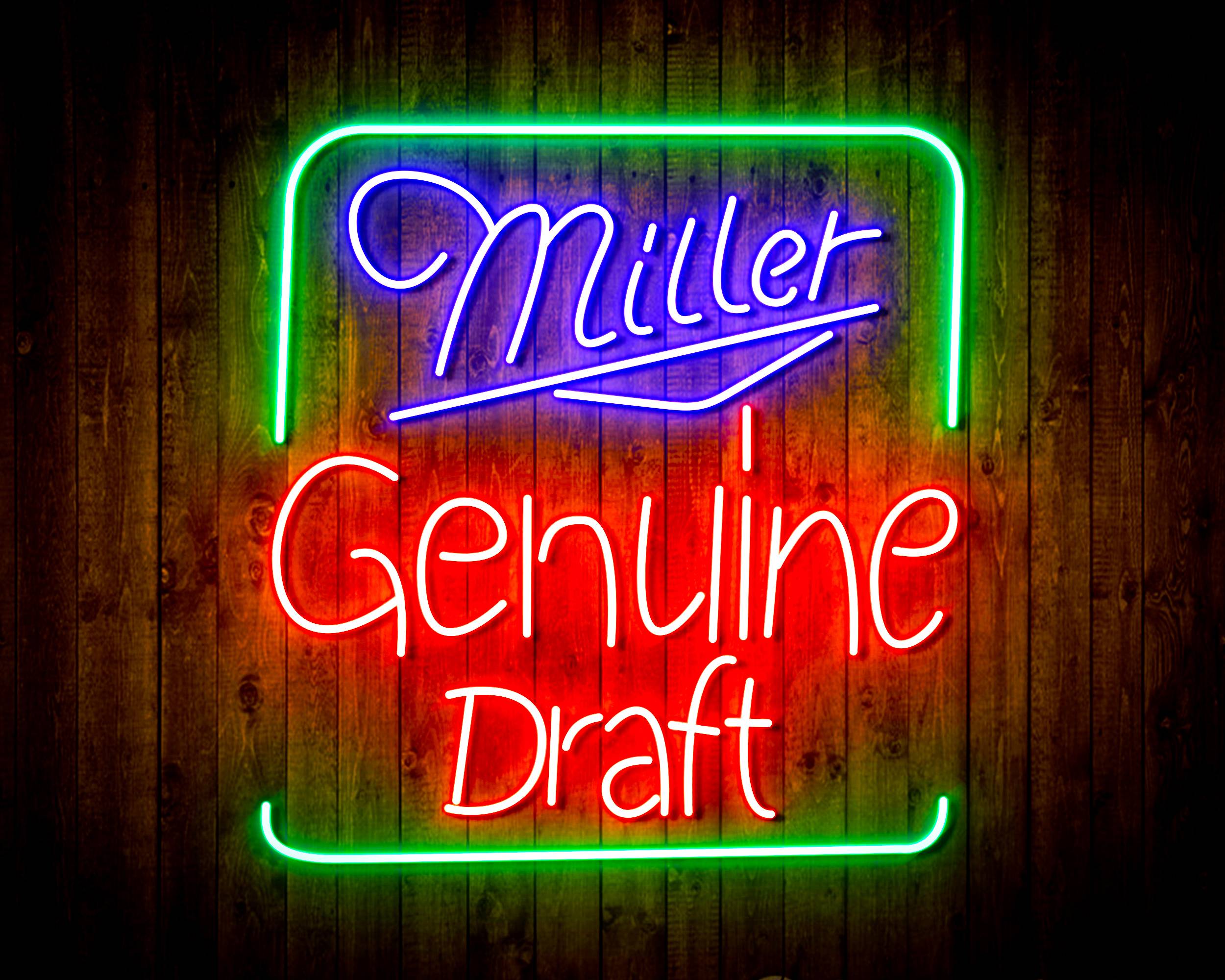 Miller Genuine Draft Handmade LED Neon Light Sign