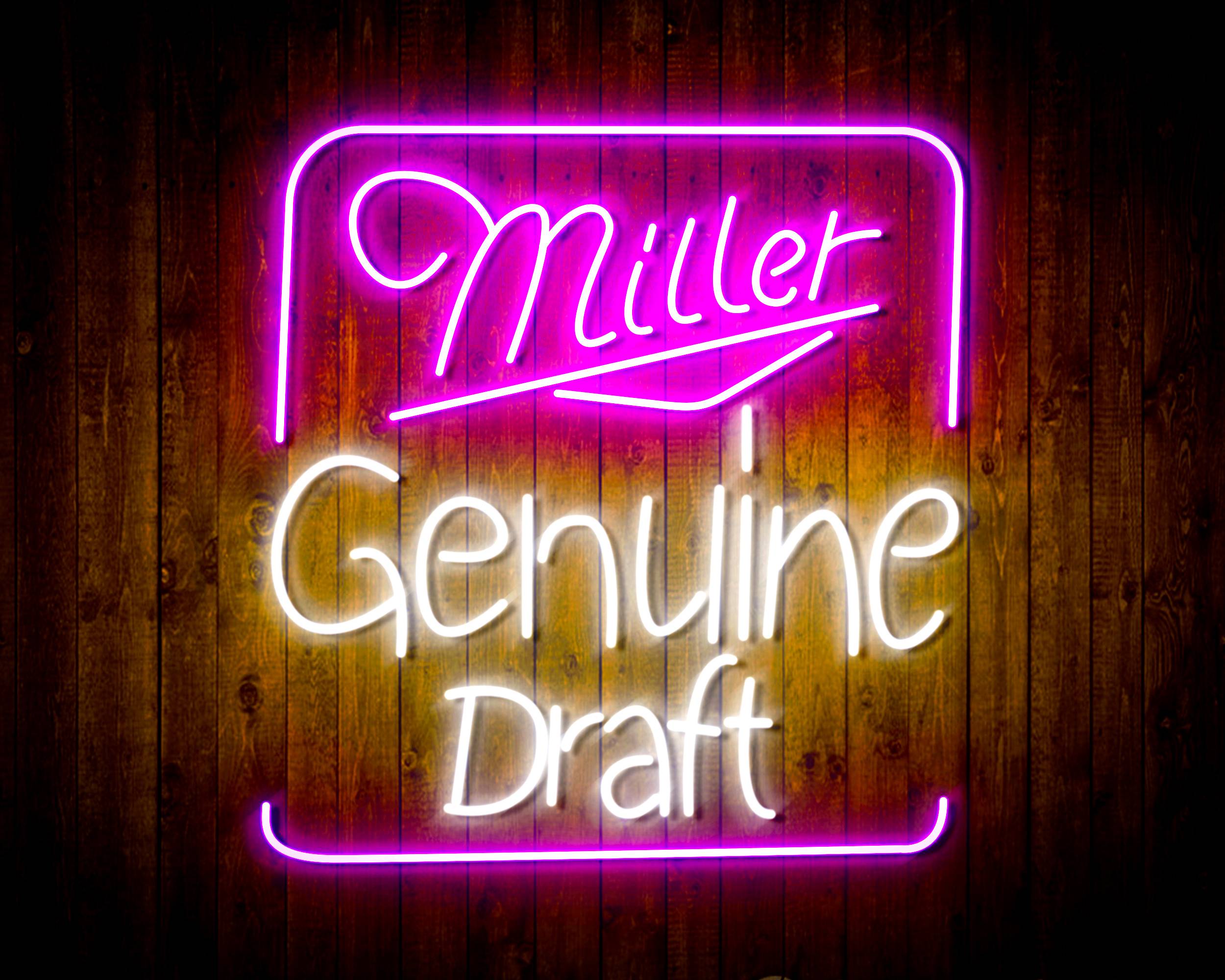 Miller Genuine Draft Handmade LED Neon Light Sign