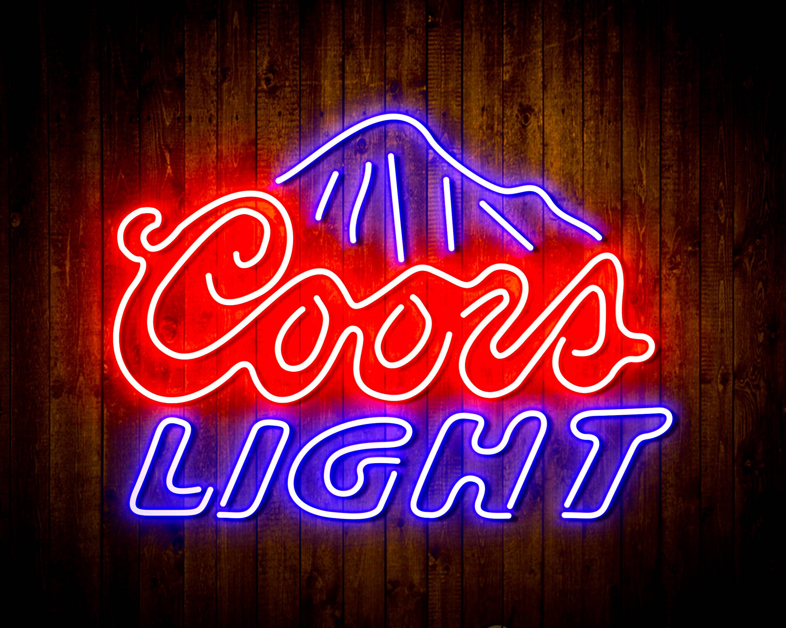 Coors Light Mountain Handmade LED Neon Light Sign