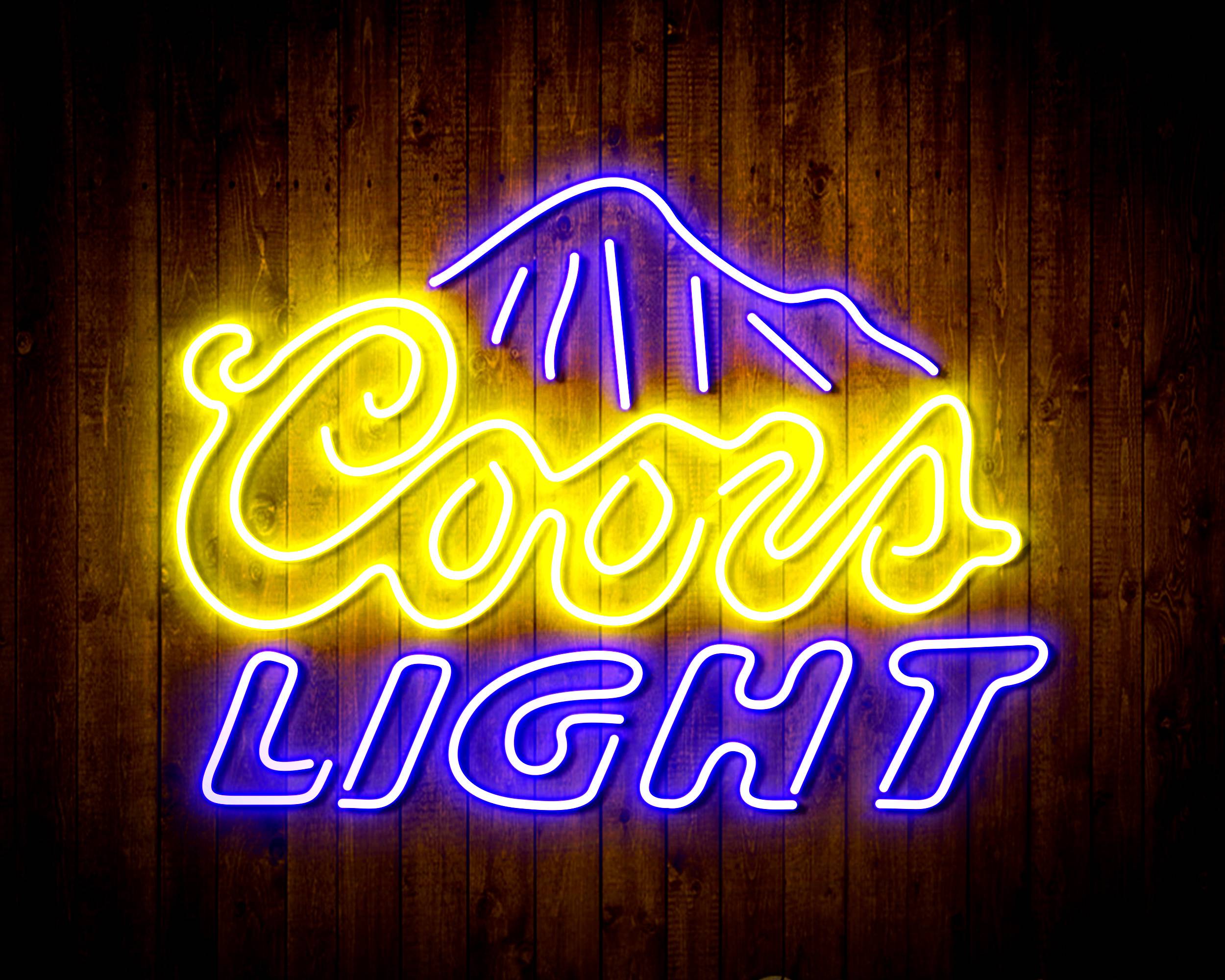 Coors Light Mountain Handmade LED Neon Light Sign