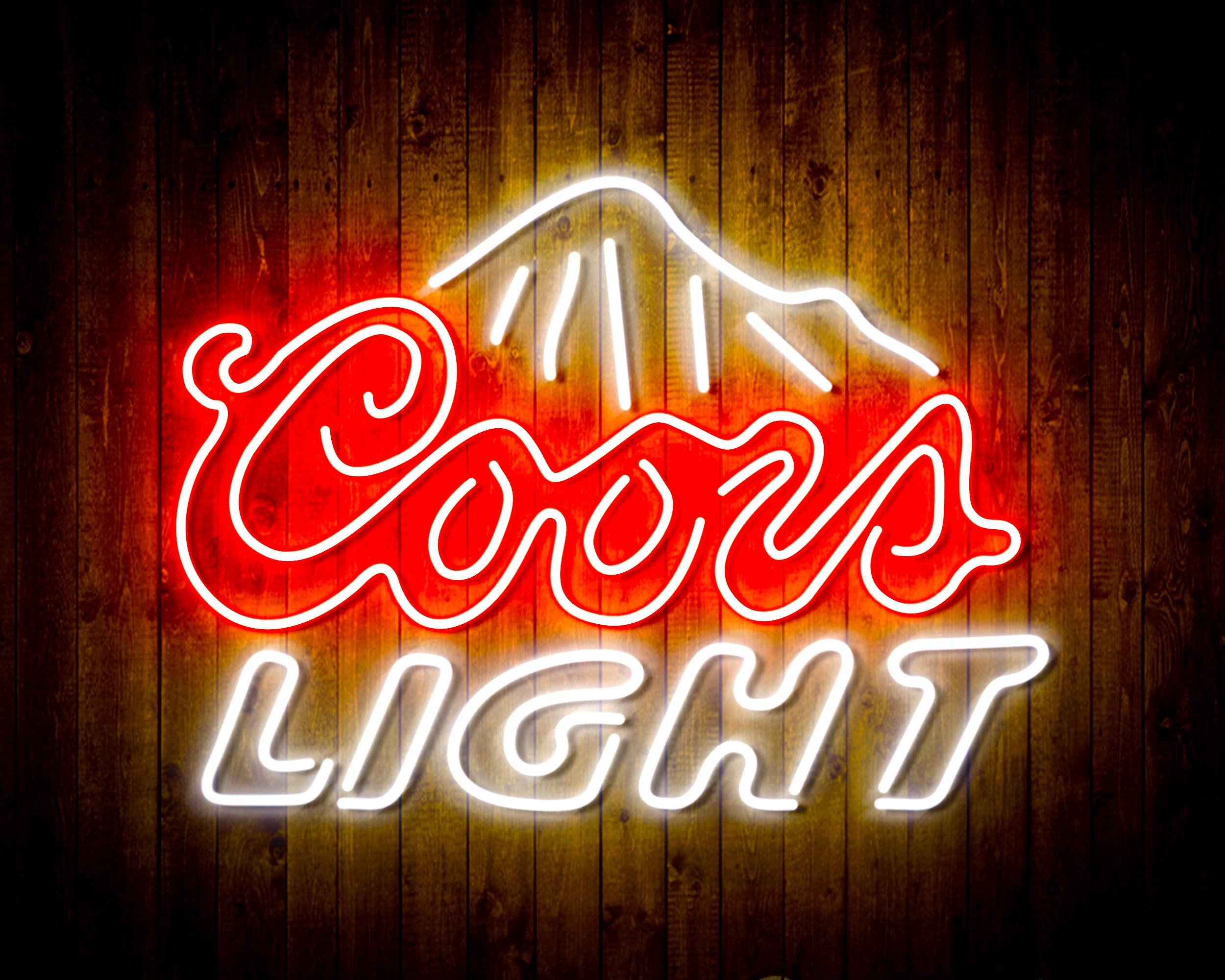 Coors Light Mountain Handmade LED Neon Light Sign