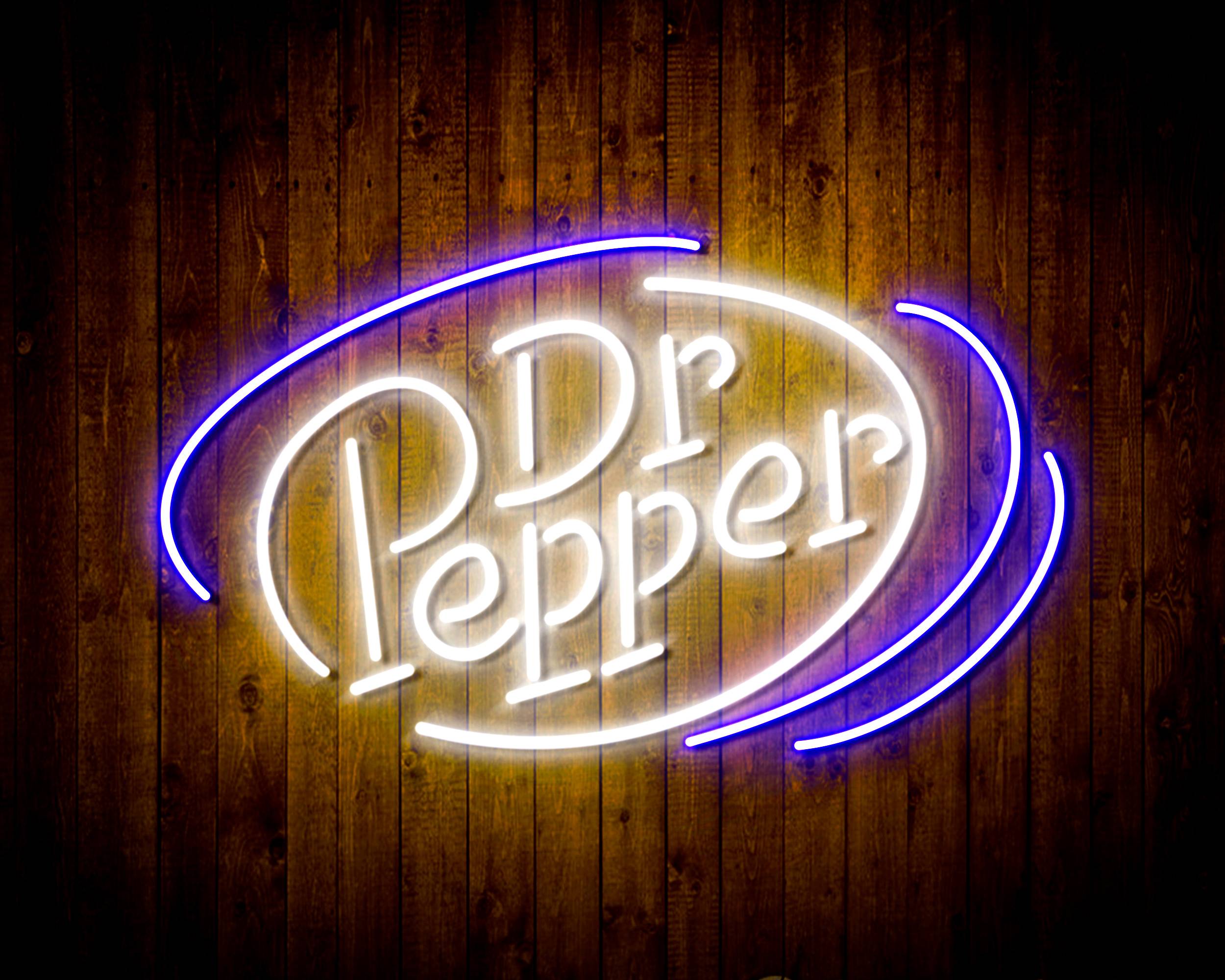 Dr Pepper 3 Handmade LED Neon Light Sign