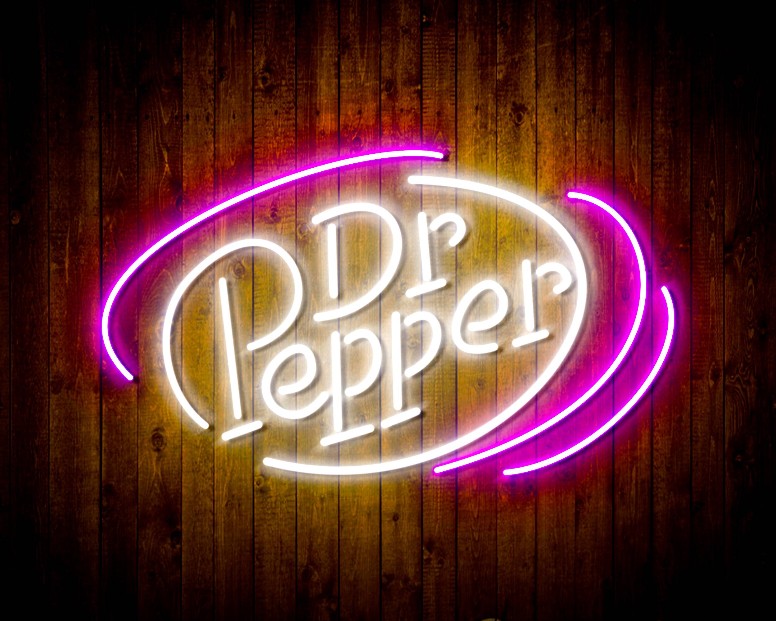 Dr Pepper 3 Handmade LED Neon Light Sign