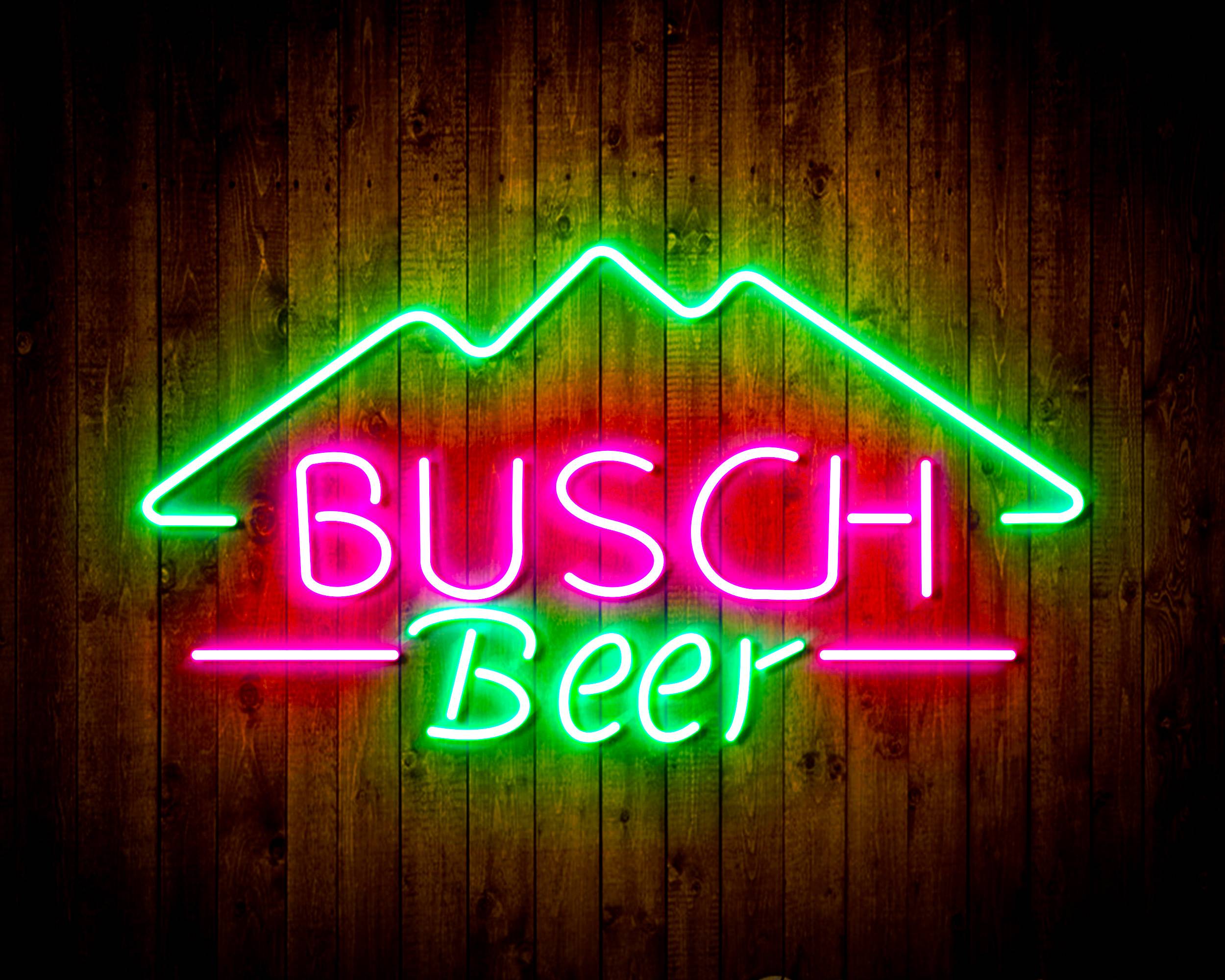 Busch Beer 3 Handmade LED Neon Light Sign