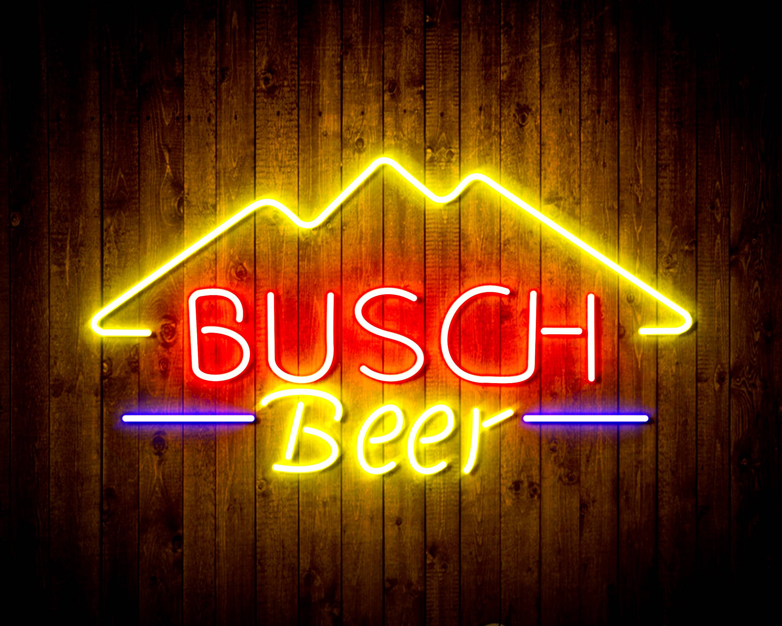 Busch Beer 3 Handmade LED Neon Light Sign