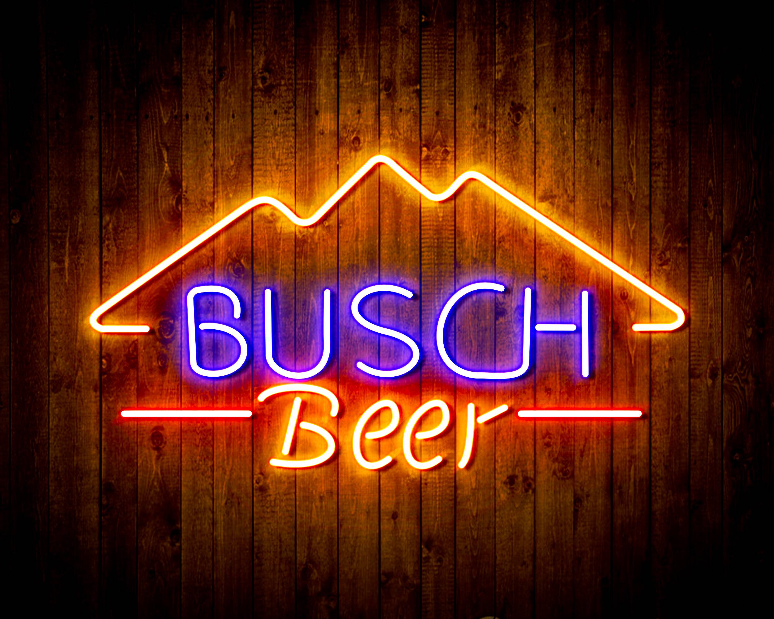 Busch Beer 3 Handmade LED Neon Light Sign