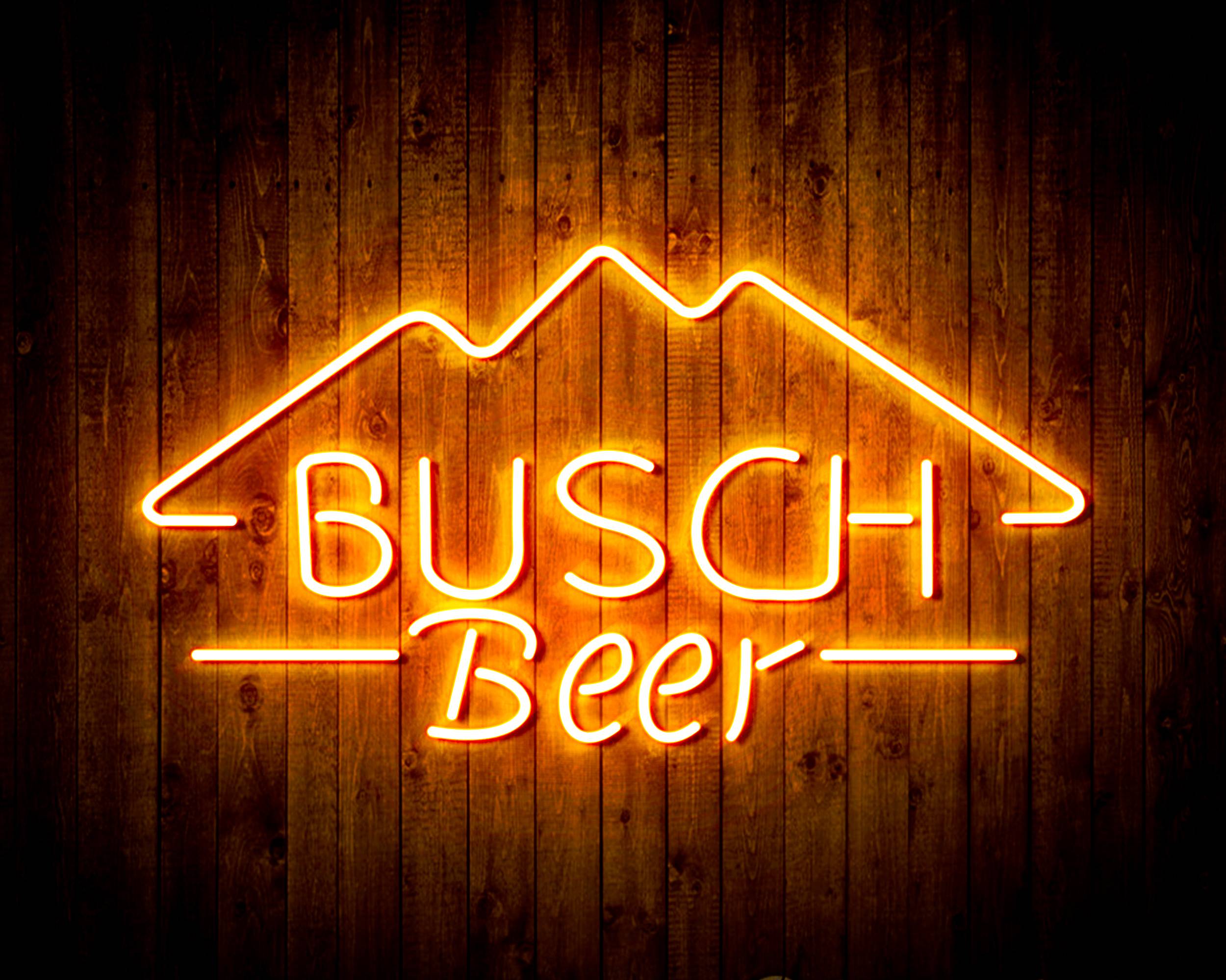 Busch Beer 3 Handmade LED Neon Light Sign