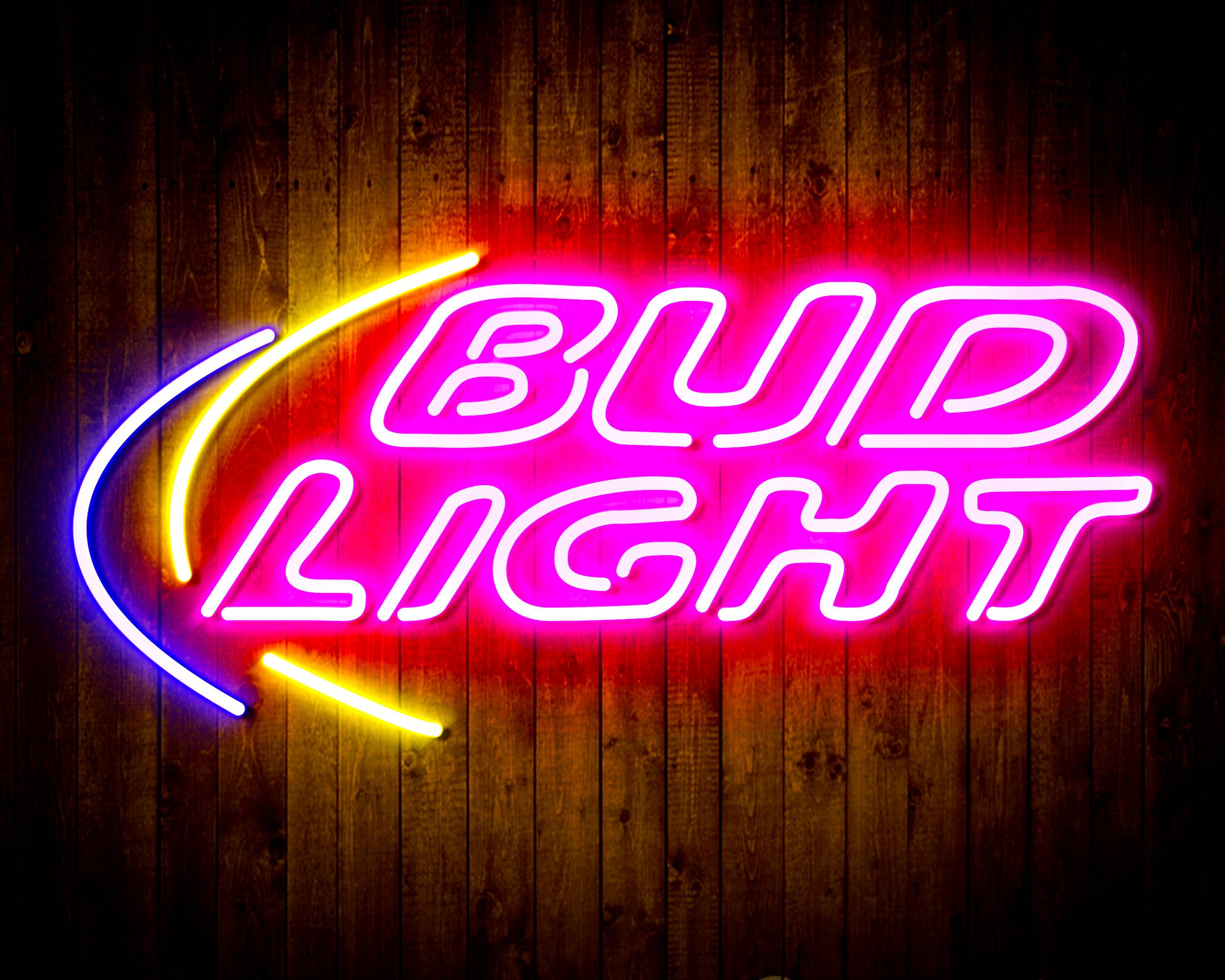 Bud Light 2 Handmade LED Neon Light Sign
