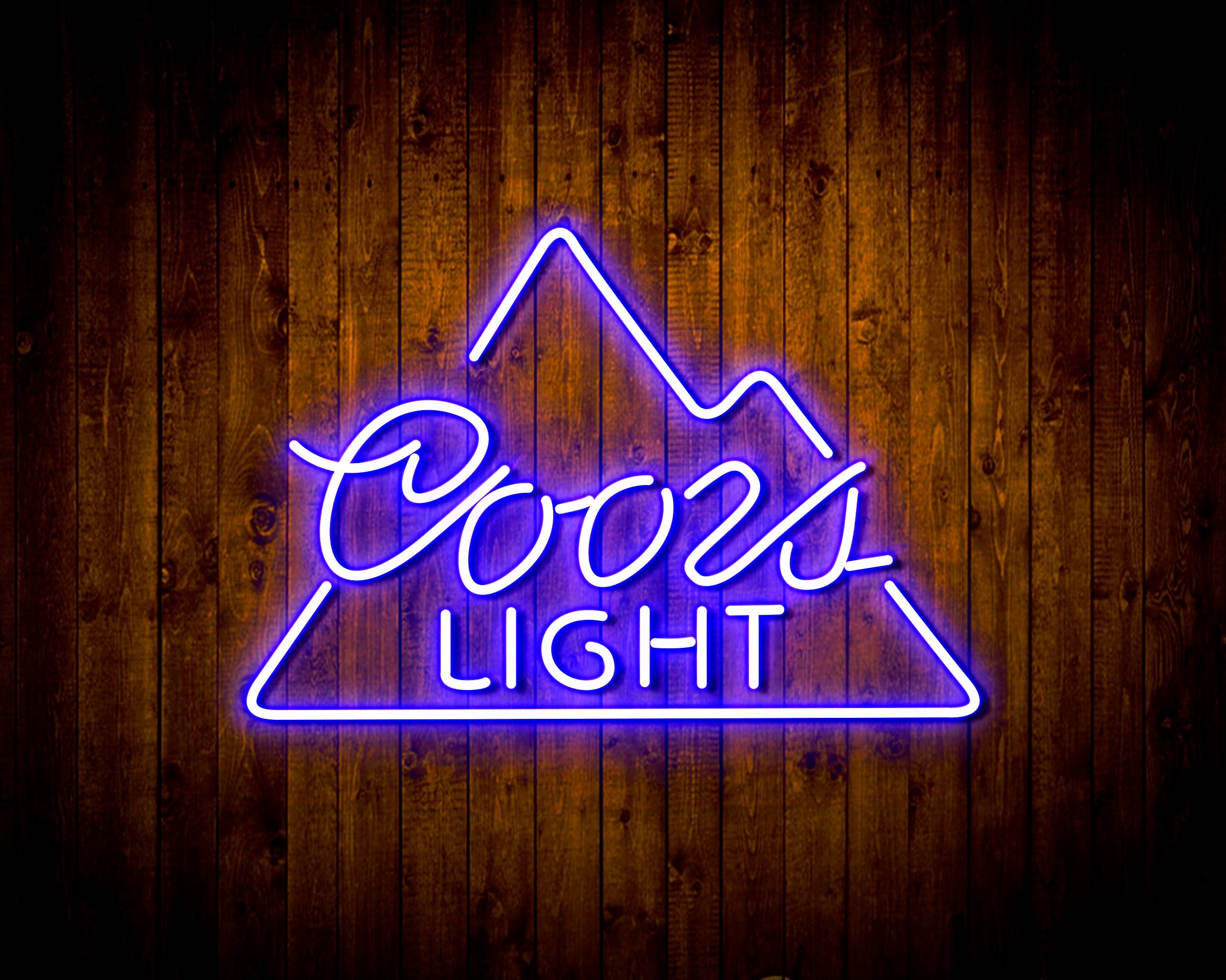 Coors Light 3 Handmade LED Neon Light Sign