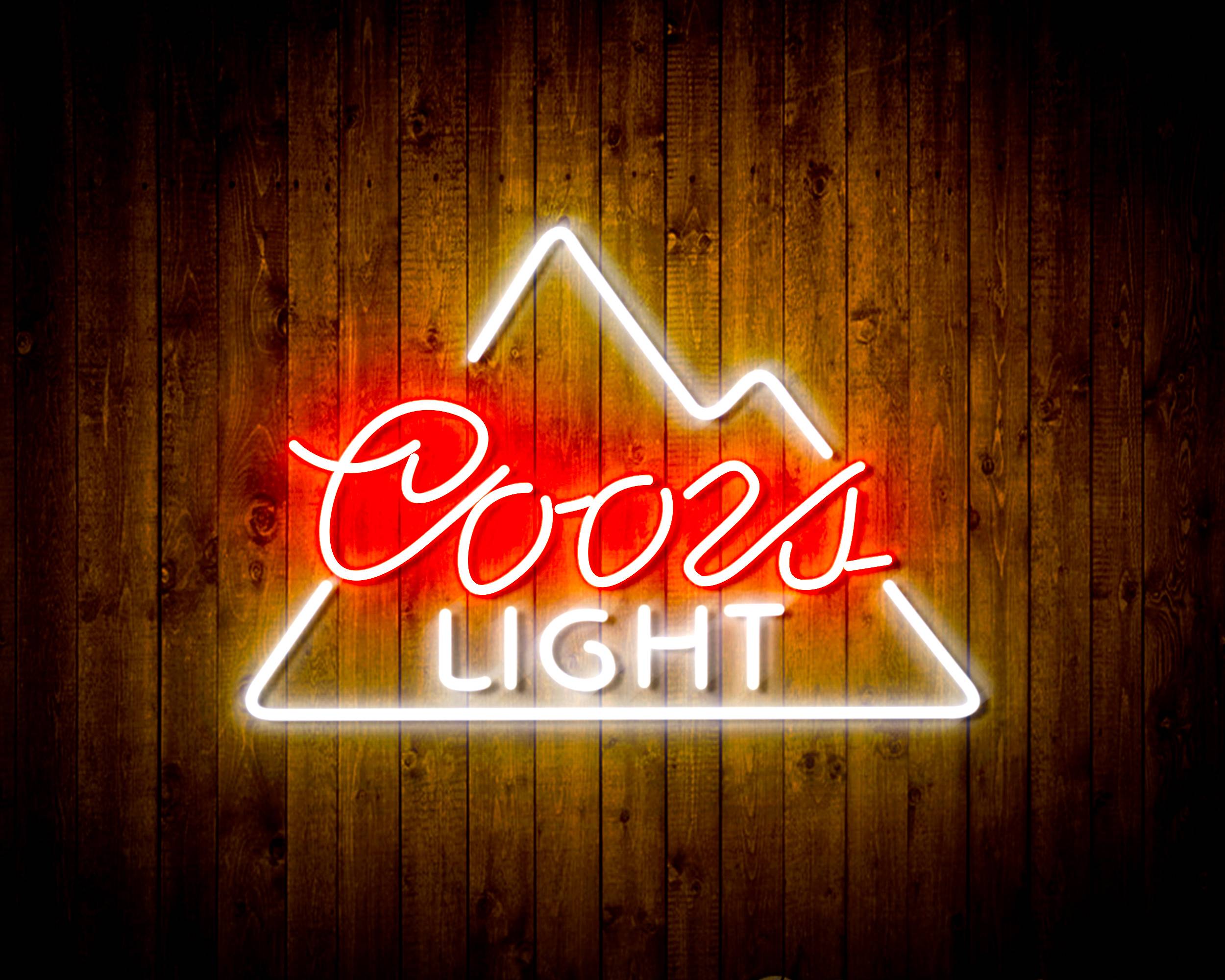 Coors Light 3 Handmade LED Neon Light Sign