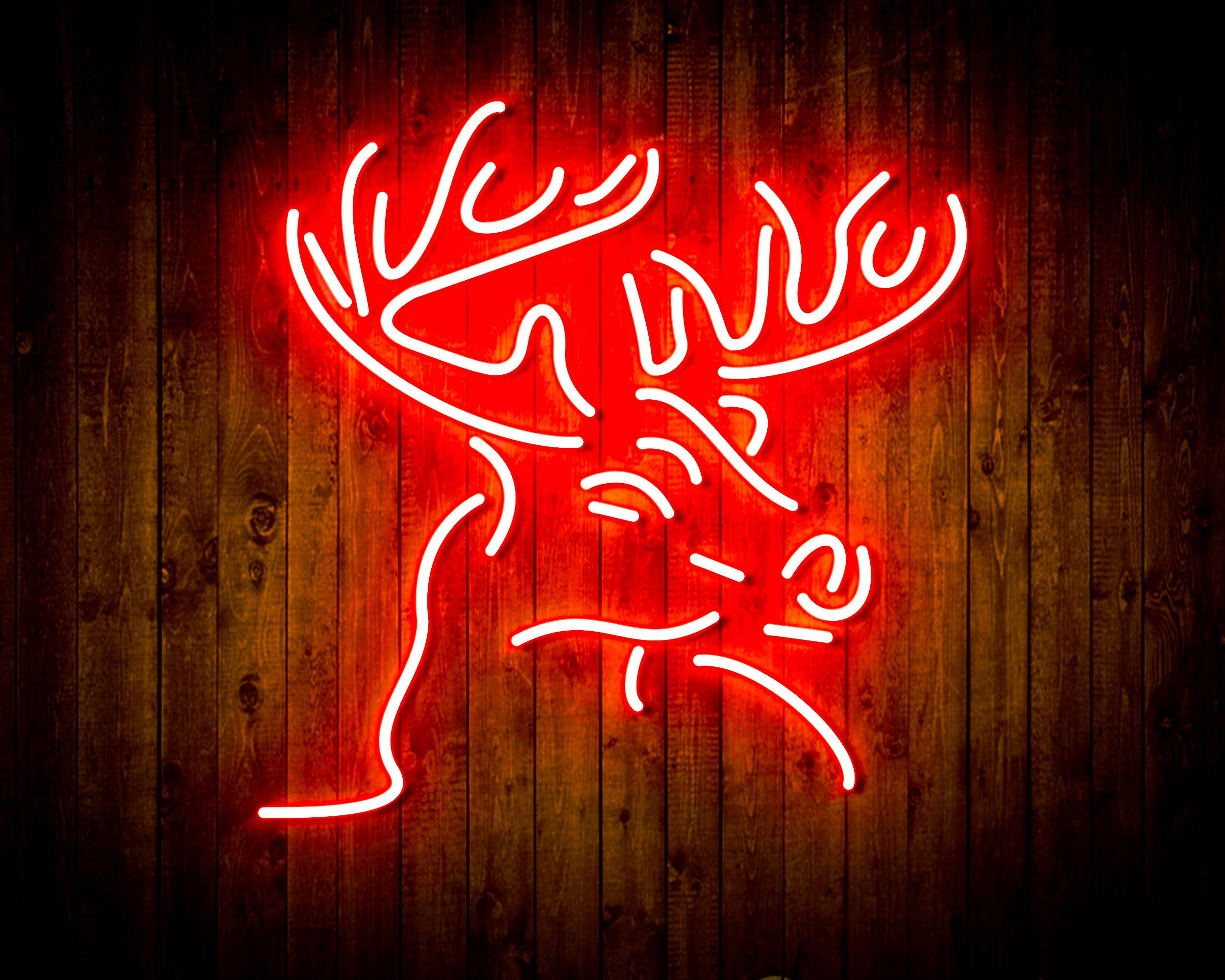 Deer Head for Busch Beer Handmade LED Neon Light Sign