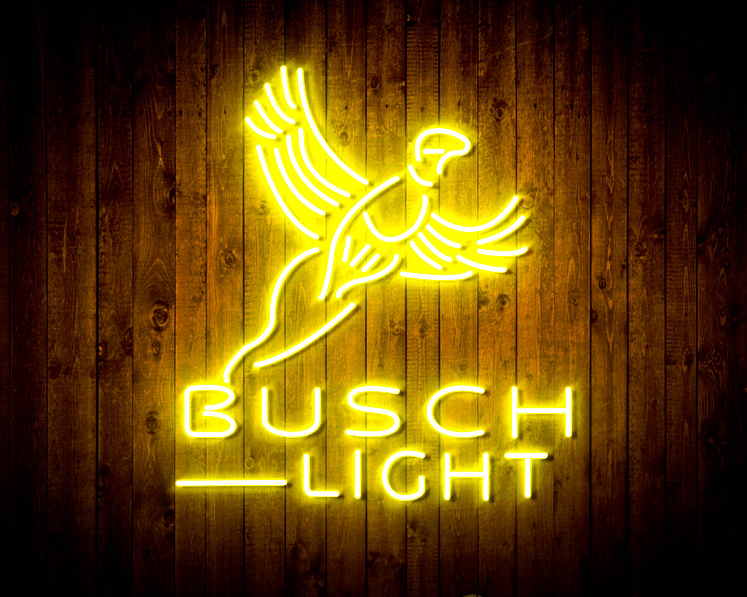 Busch Light with Bird Handmade LED Neon Light Sign