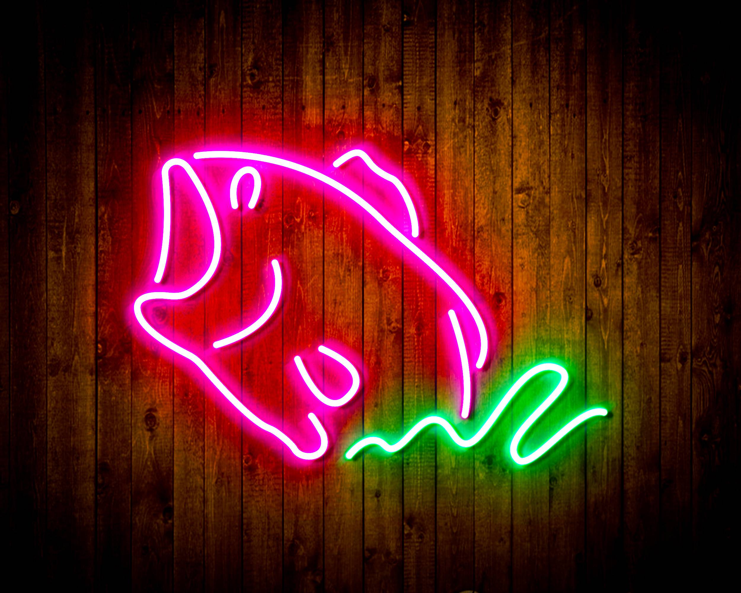 Fish for Busch Handmade LED Neon Light Sign