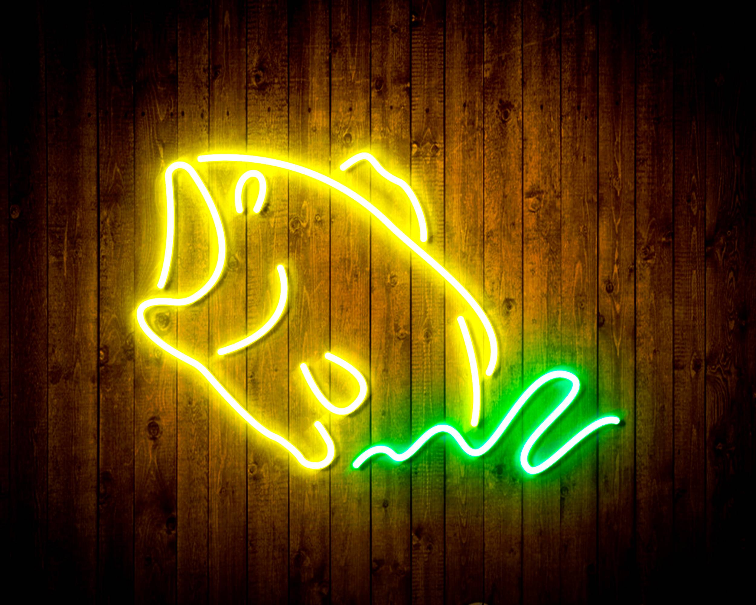 Fish for Busch Handmade LED Neon Light Sign