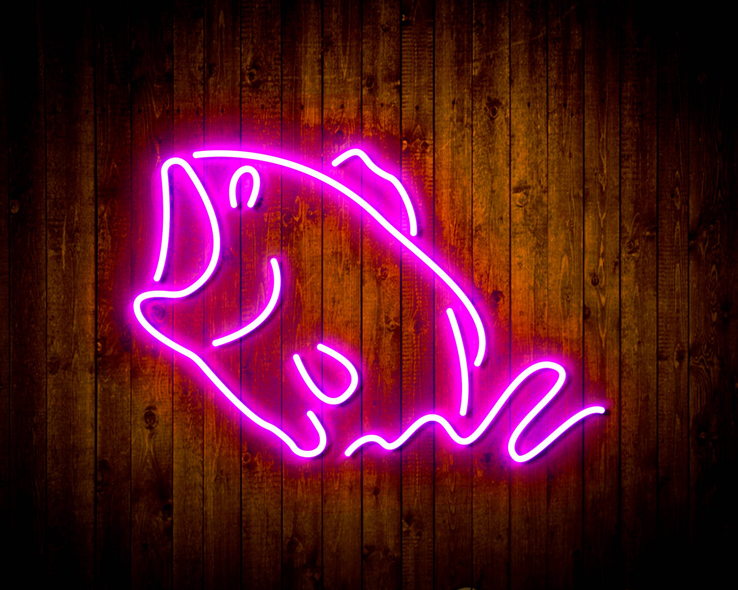 Fish for Busch Handmade LED Neon Light Sign