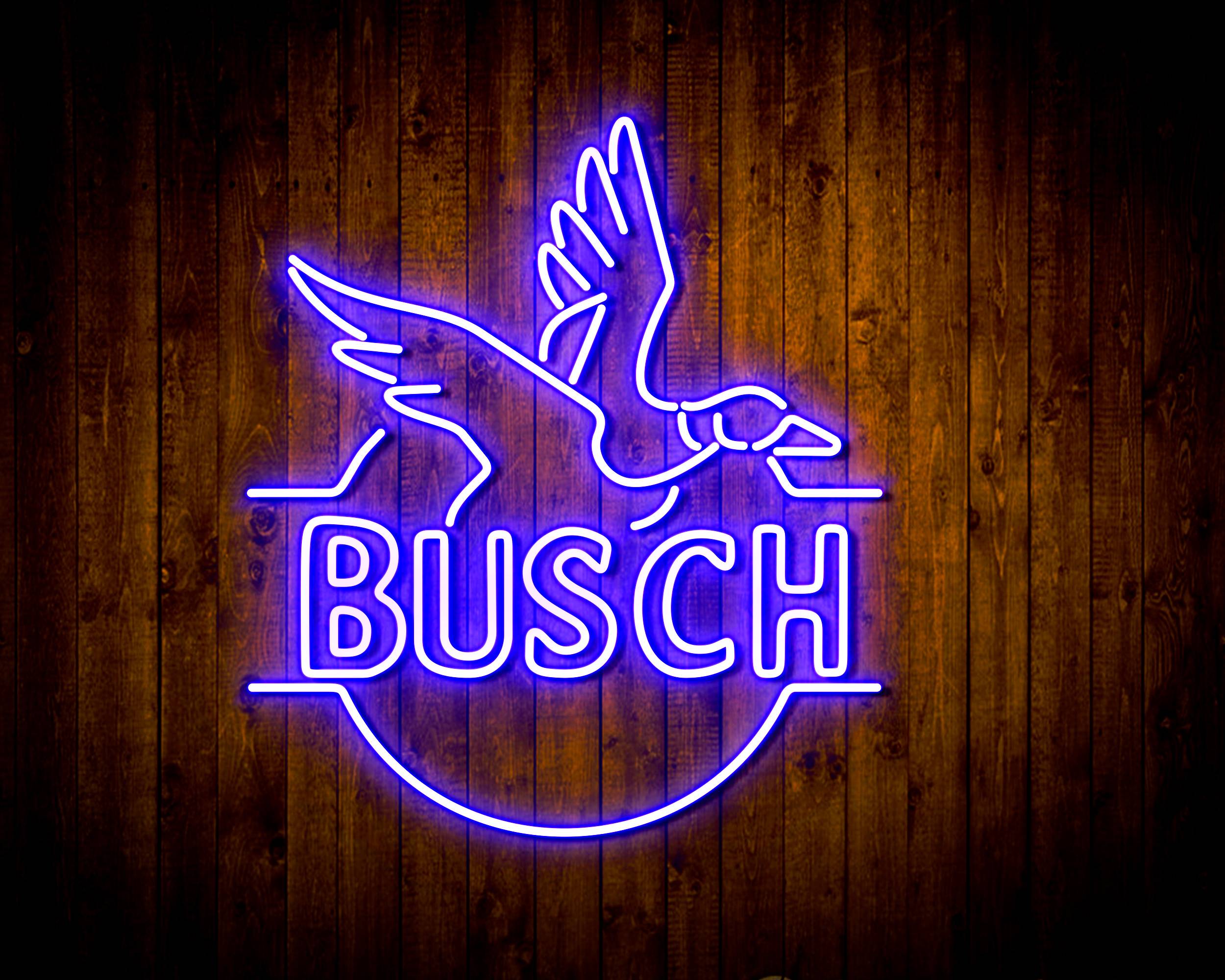 Busch with Bird Handmade LED Neon Light Sign