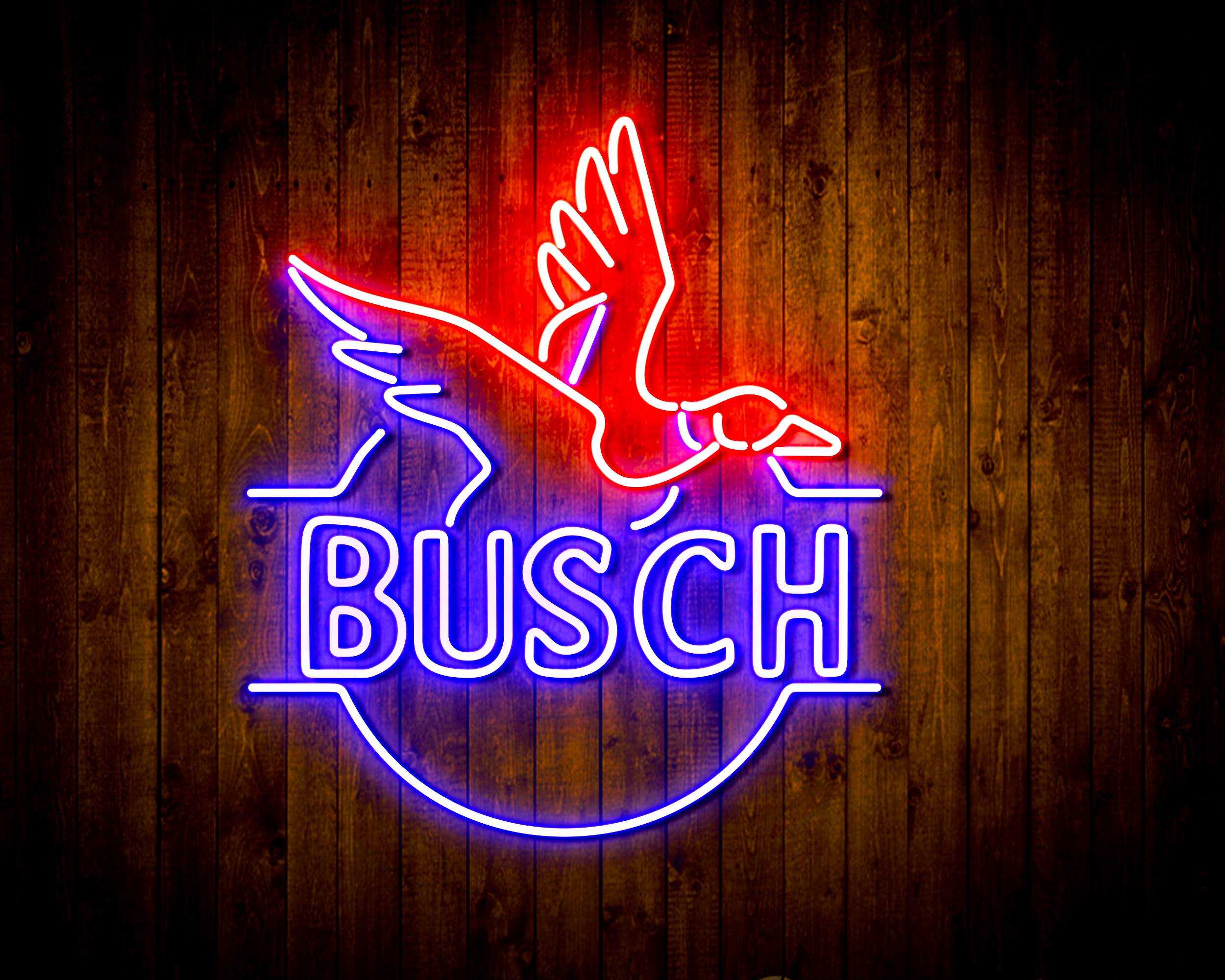 Busch with Bird Handmade LED Neon Light Sign