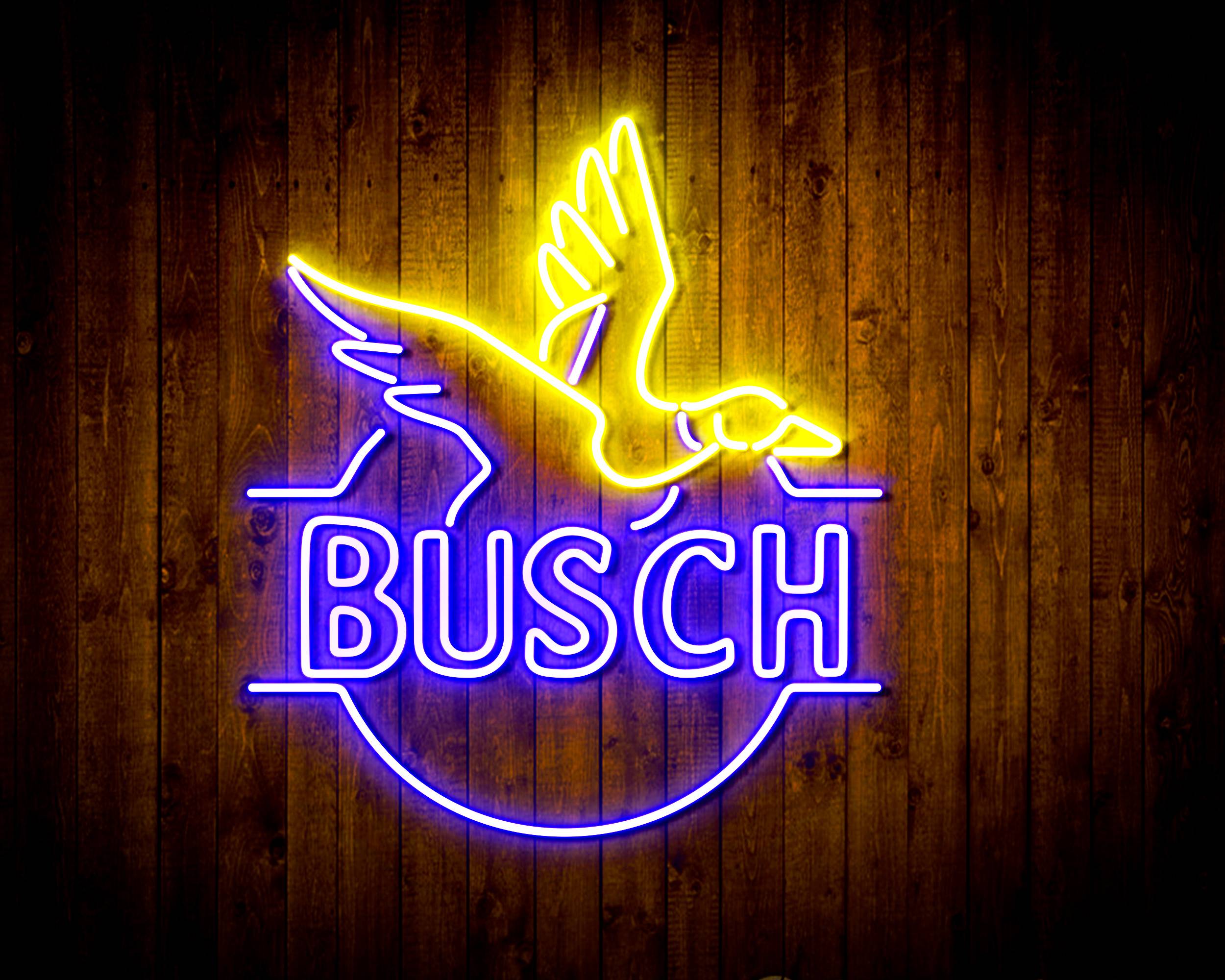 Busch with Bird Handmade LED Neon Light Sign