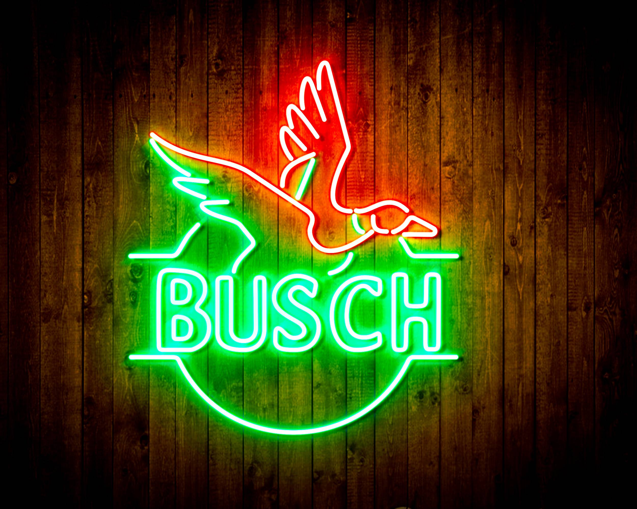 Busch with Bird Handmade LED Neon Light Sign