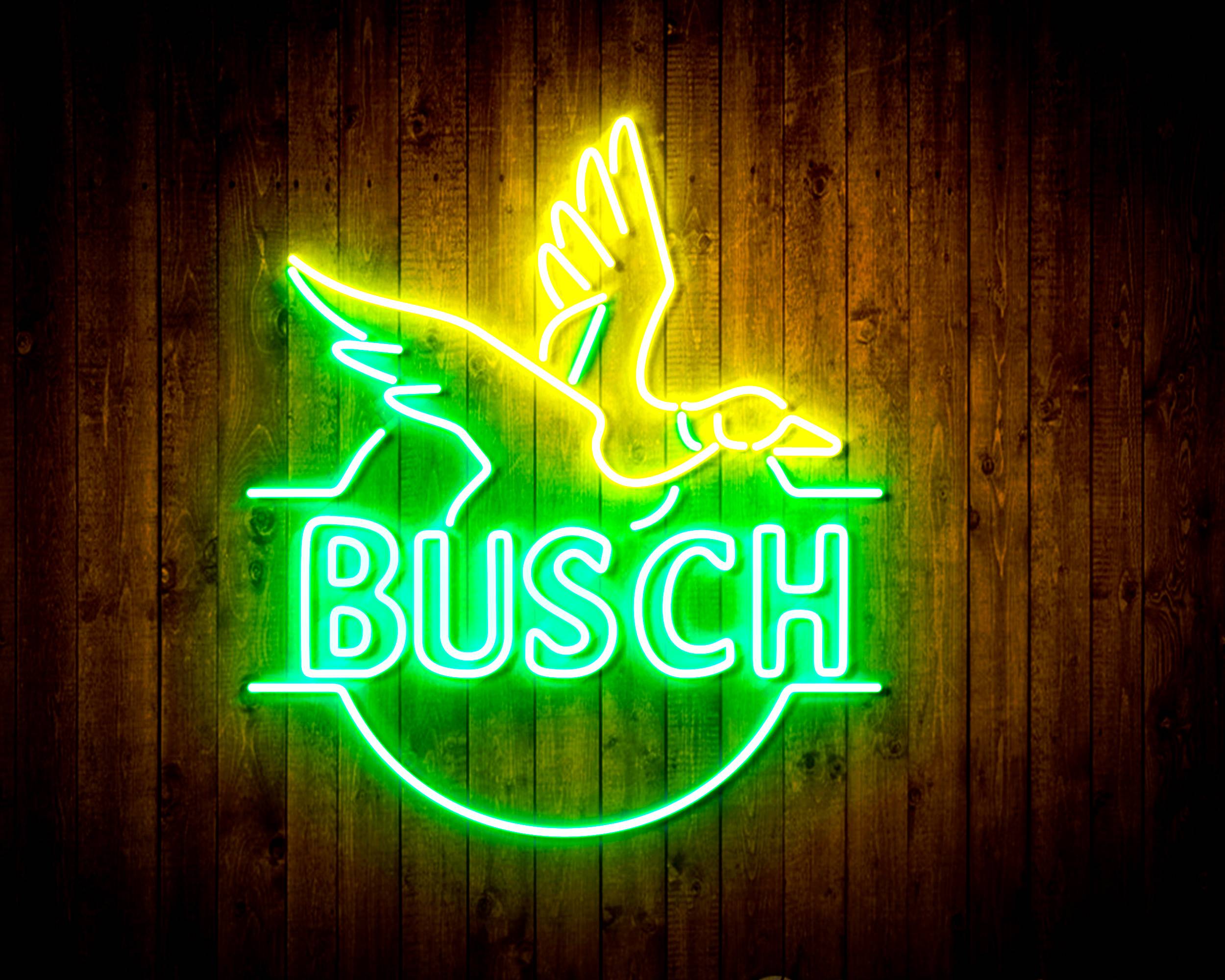 Busch with Bird Handmade LED Neon Light Sign