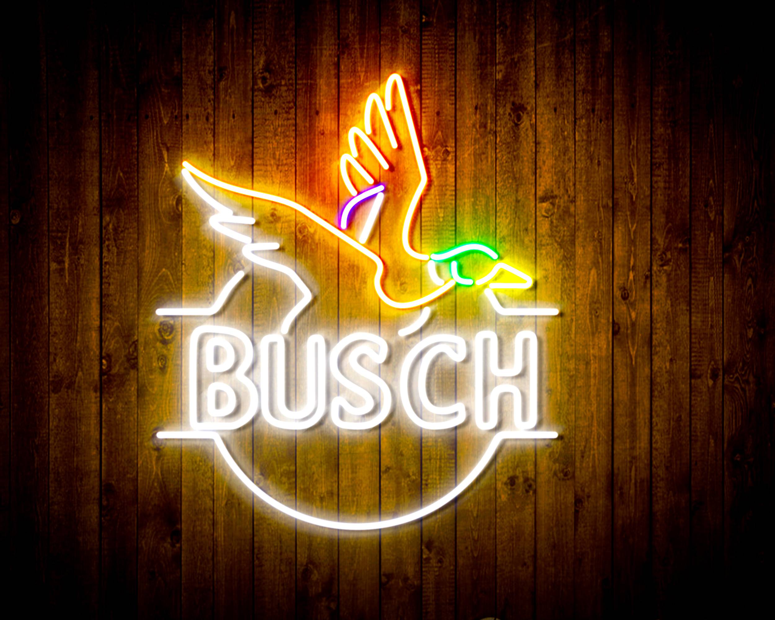 Busch with Bird Handmade LED Neon Light Sign