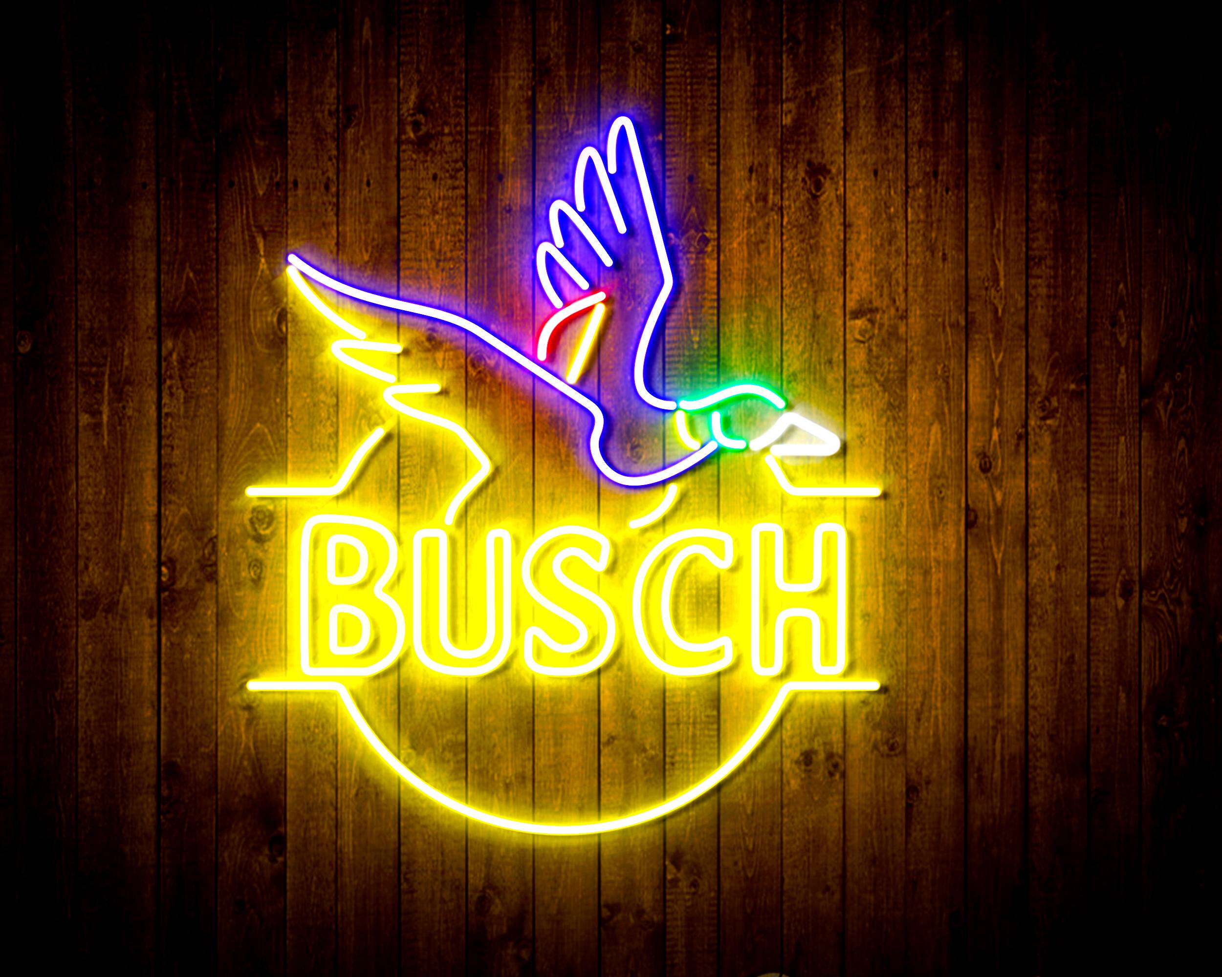 Busch with Bird Handmade LED Neon Light Sign