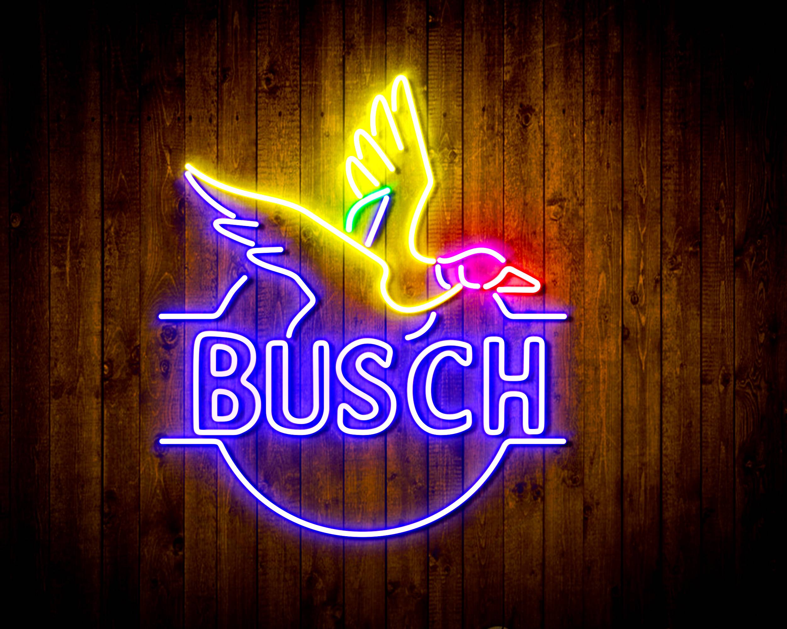 Busch with Bird Handmade LED Neon Light Sign