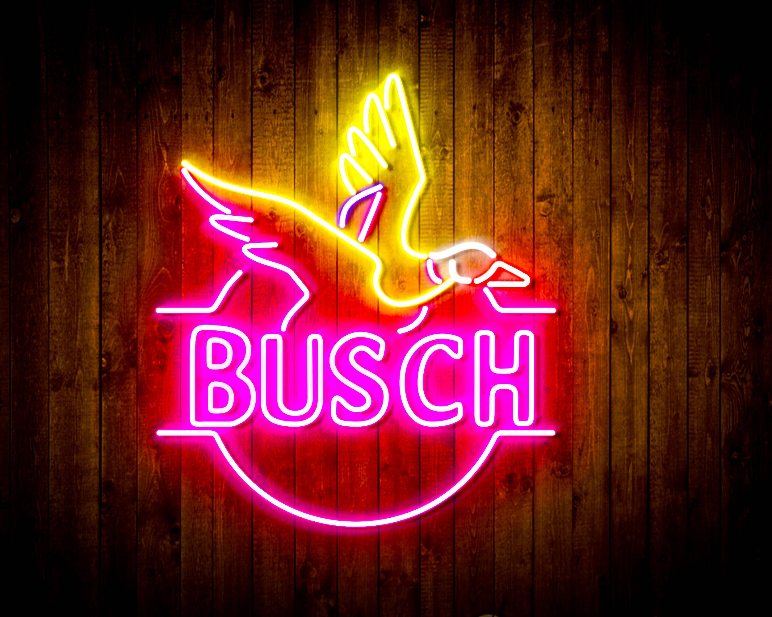 Busch with Bird Handmade LED Neon Light Sign