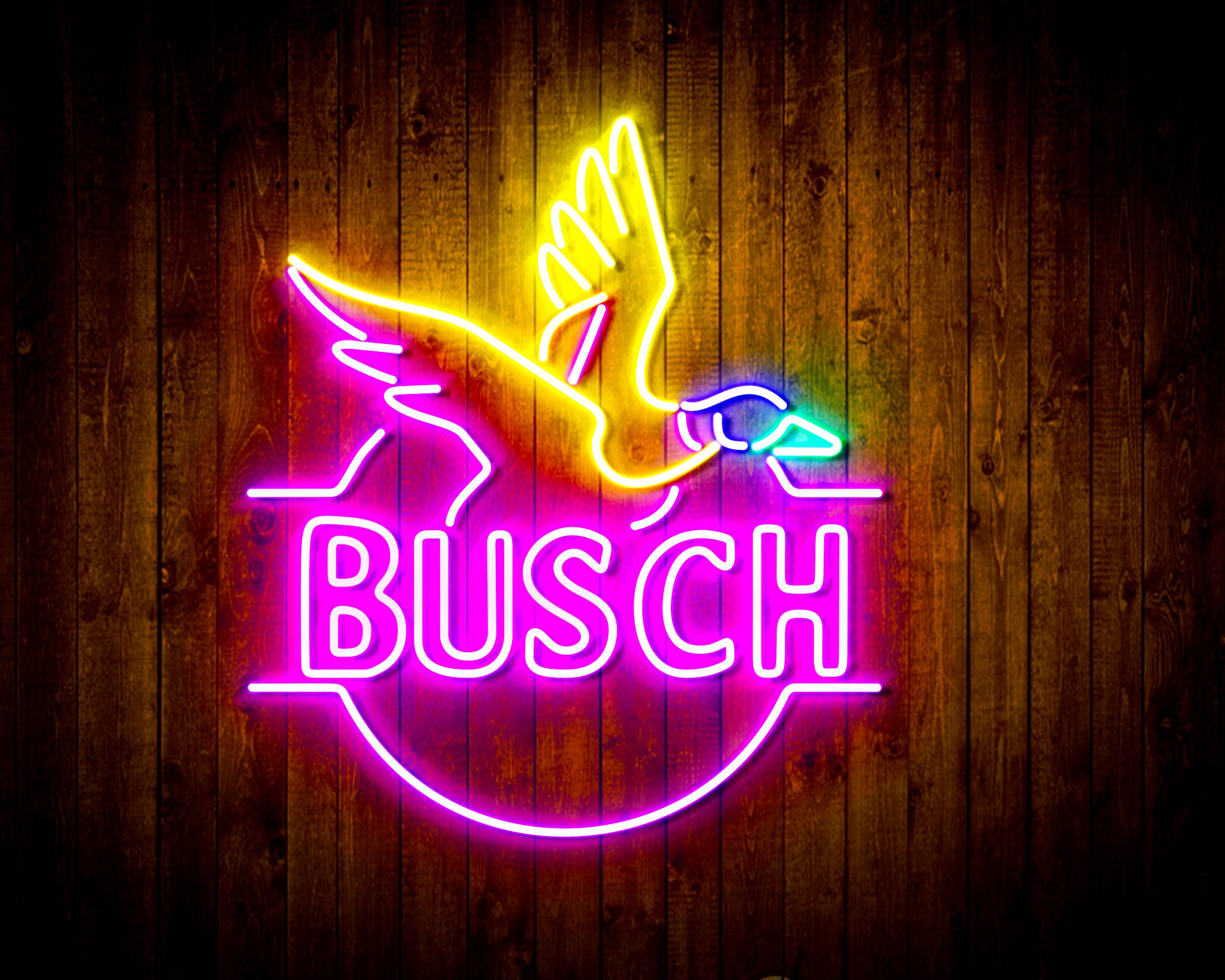 Busch with Bird Handmade LED Neon Light Sign