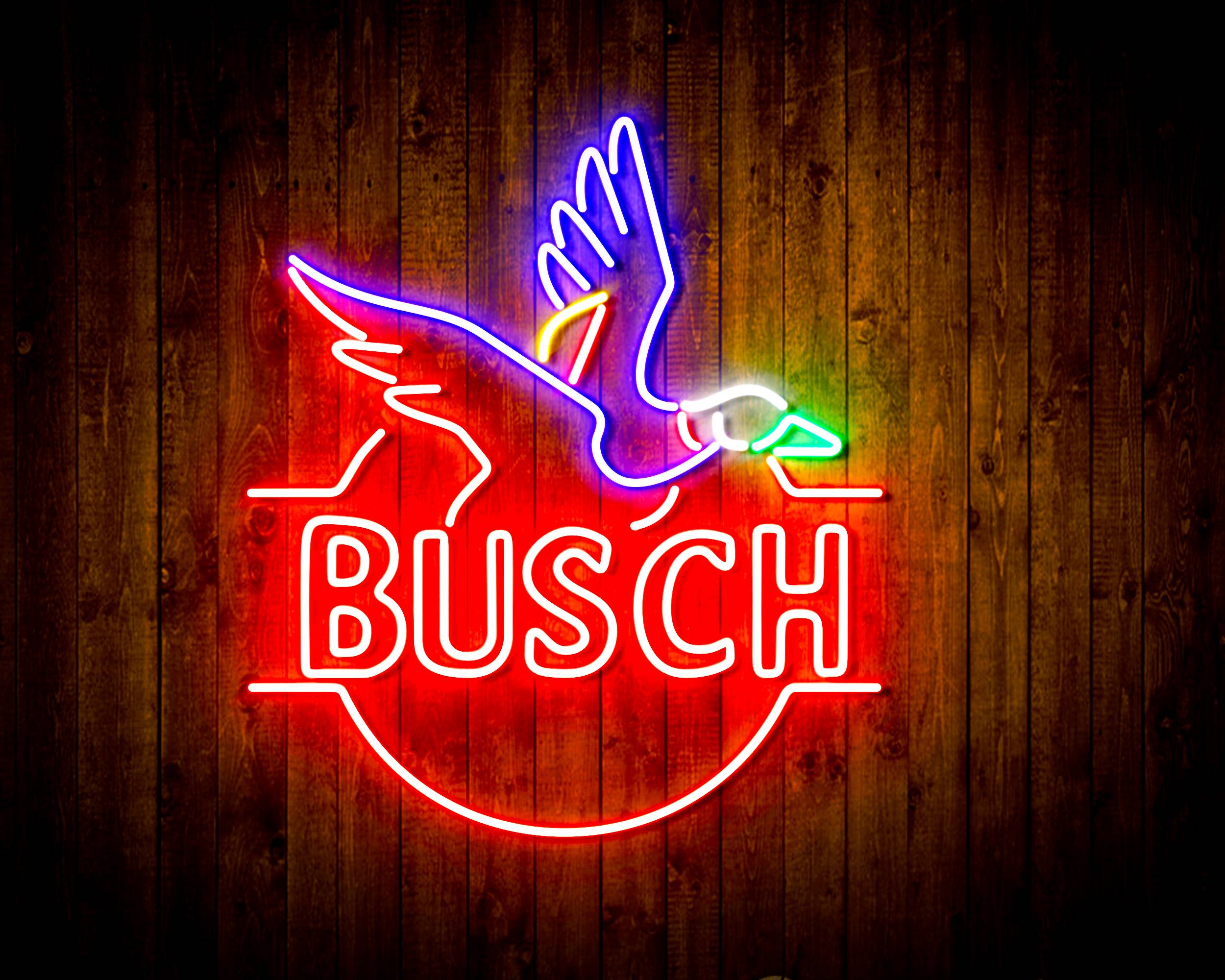 Busch with Bird Handmade LED Neon Light Sign