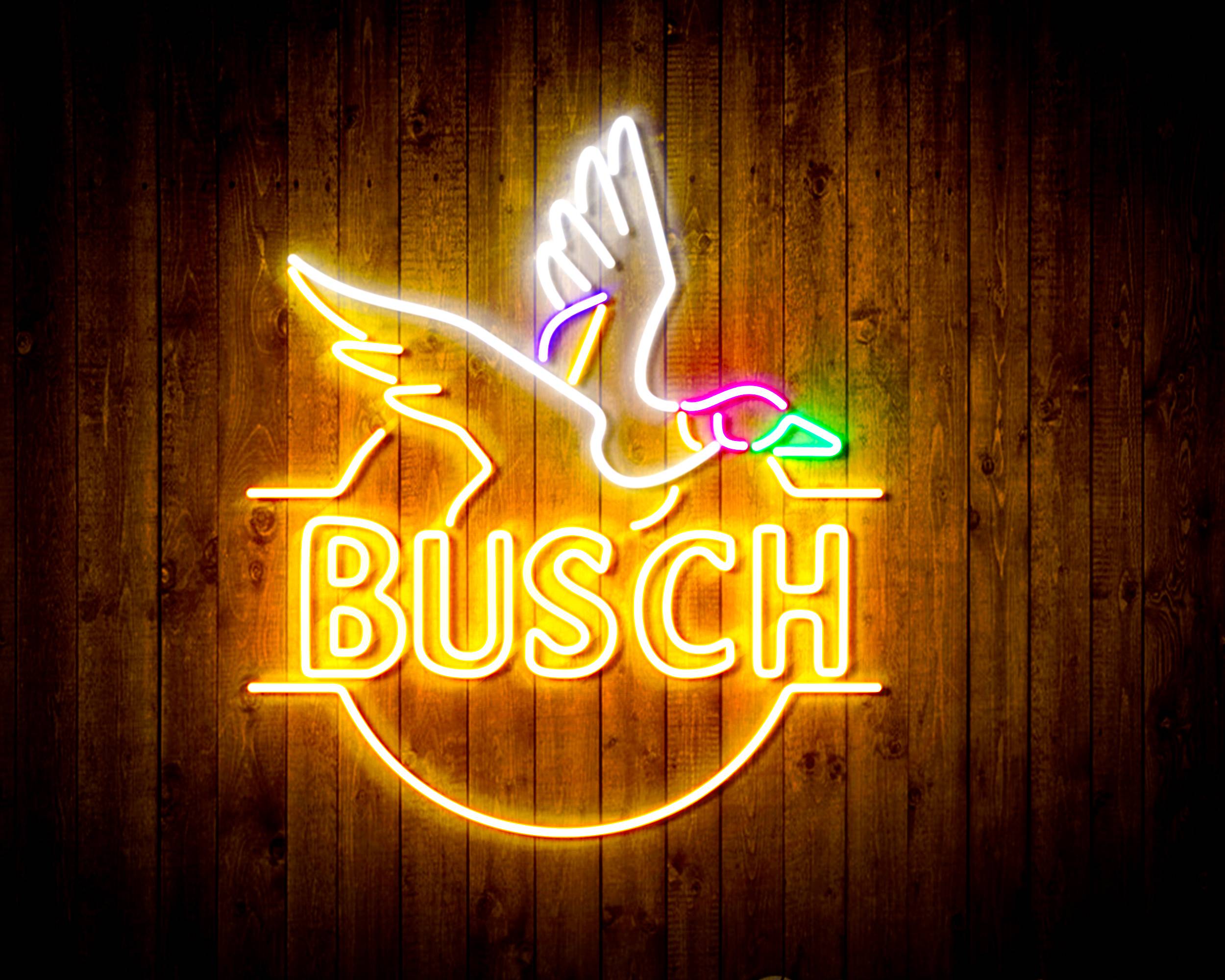 Busch with Bird Handmade LED Neon Light Sign