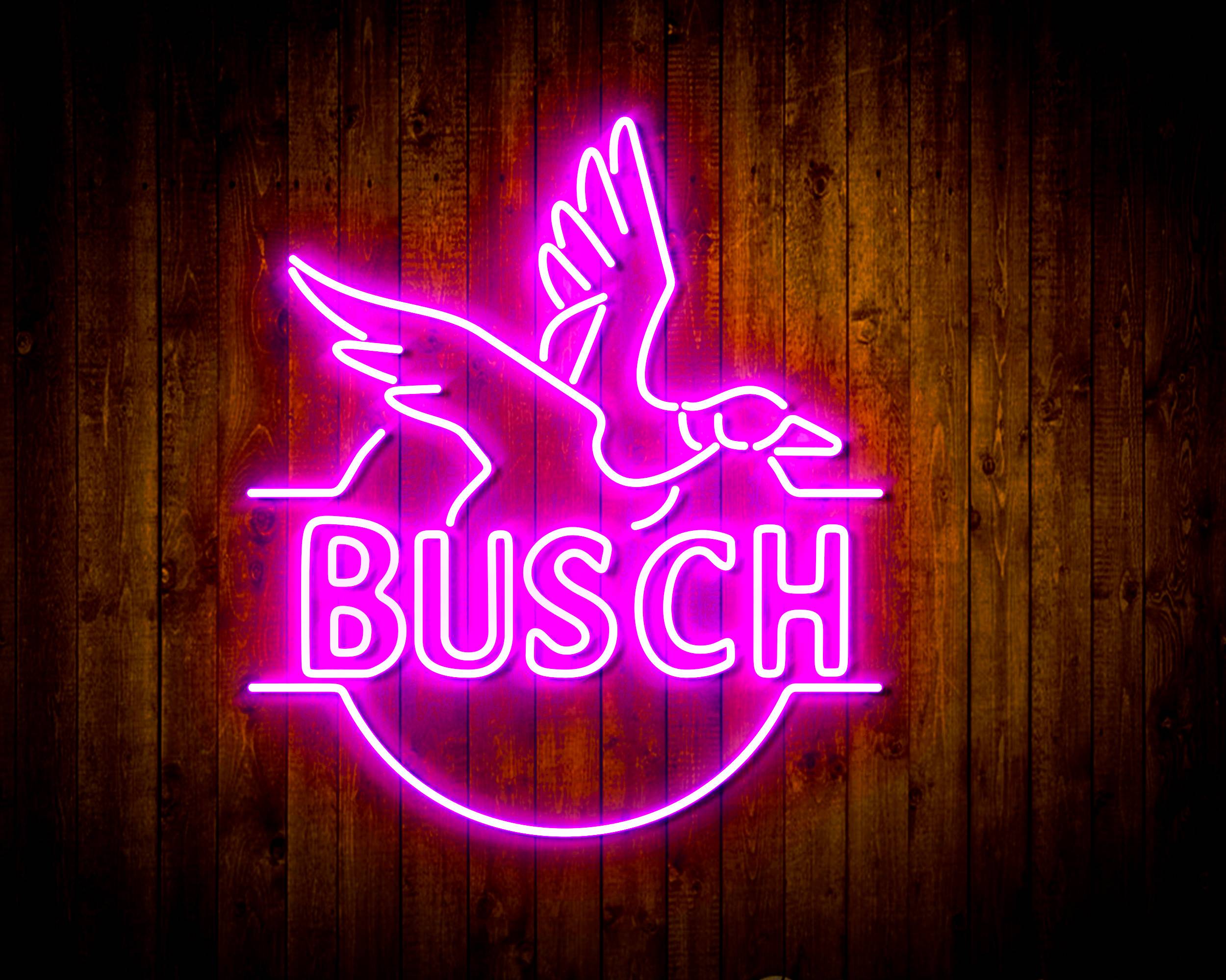 Busch with Bird Handmade LED Neon Light Sign