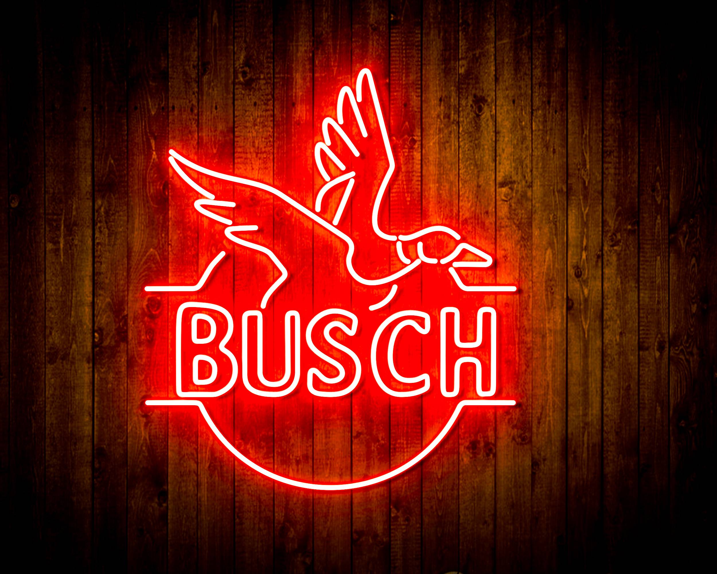 Busch with Bird Handmade LED Neon Light Sign