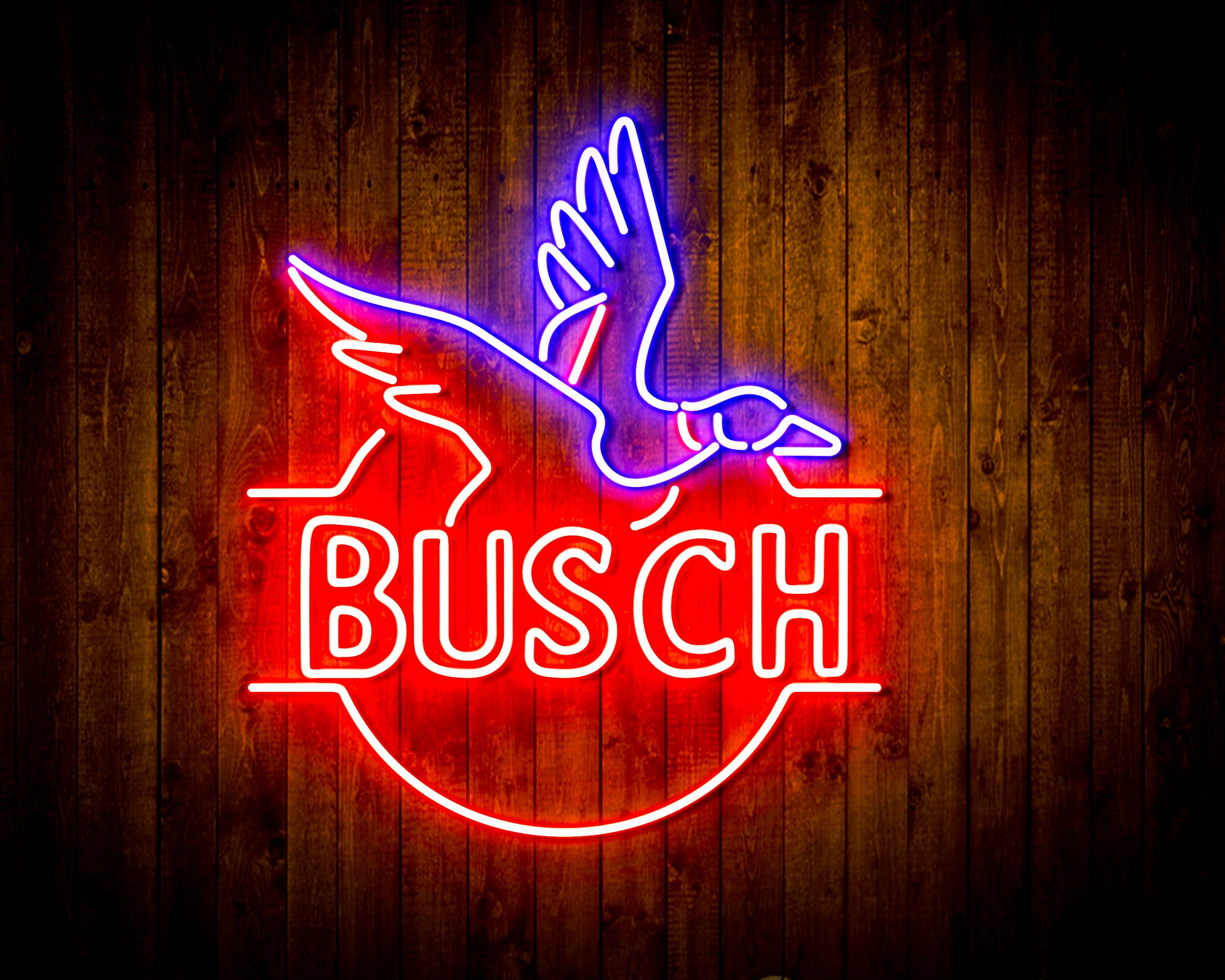 Busch with Bird Handmade LED Neon Light Sign