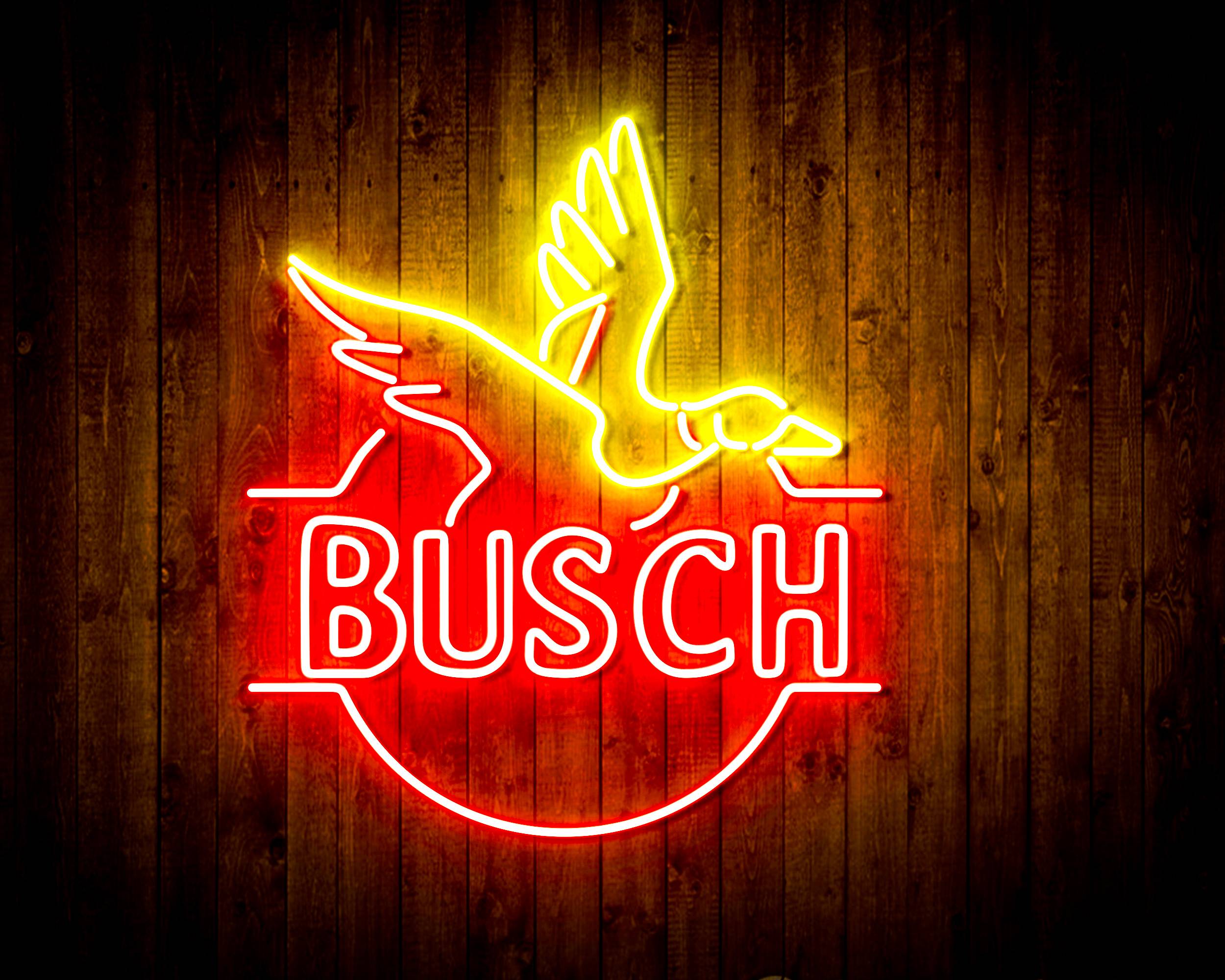 Busch with Bird Handmade LED Neon Light Sign