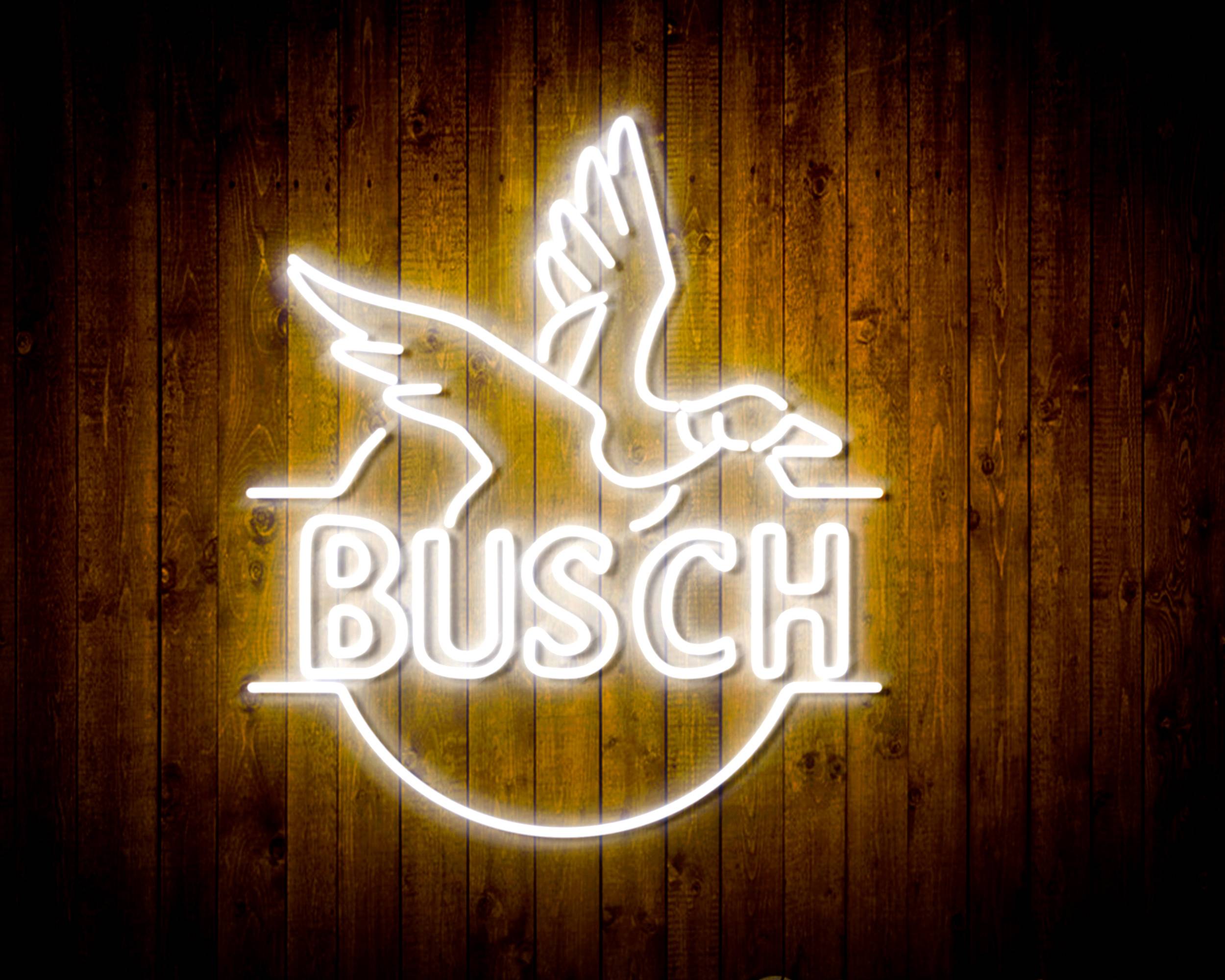 Busch with Bird Handmade LED Neon Light Sign