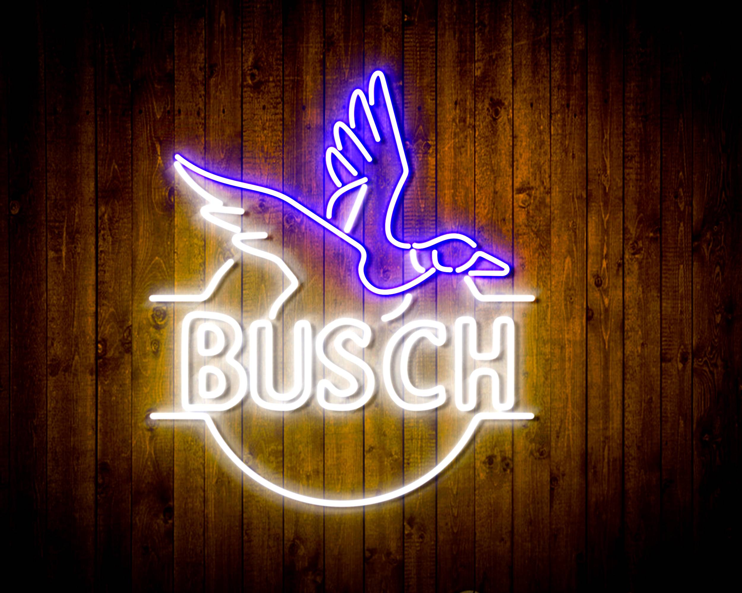 Busch with Bird Handmade LED Neon Light Sign